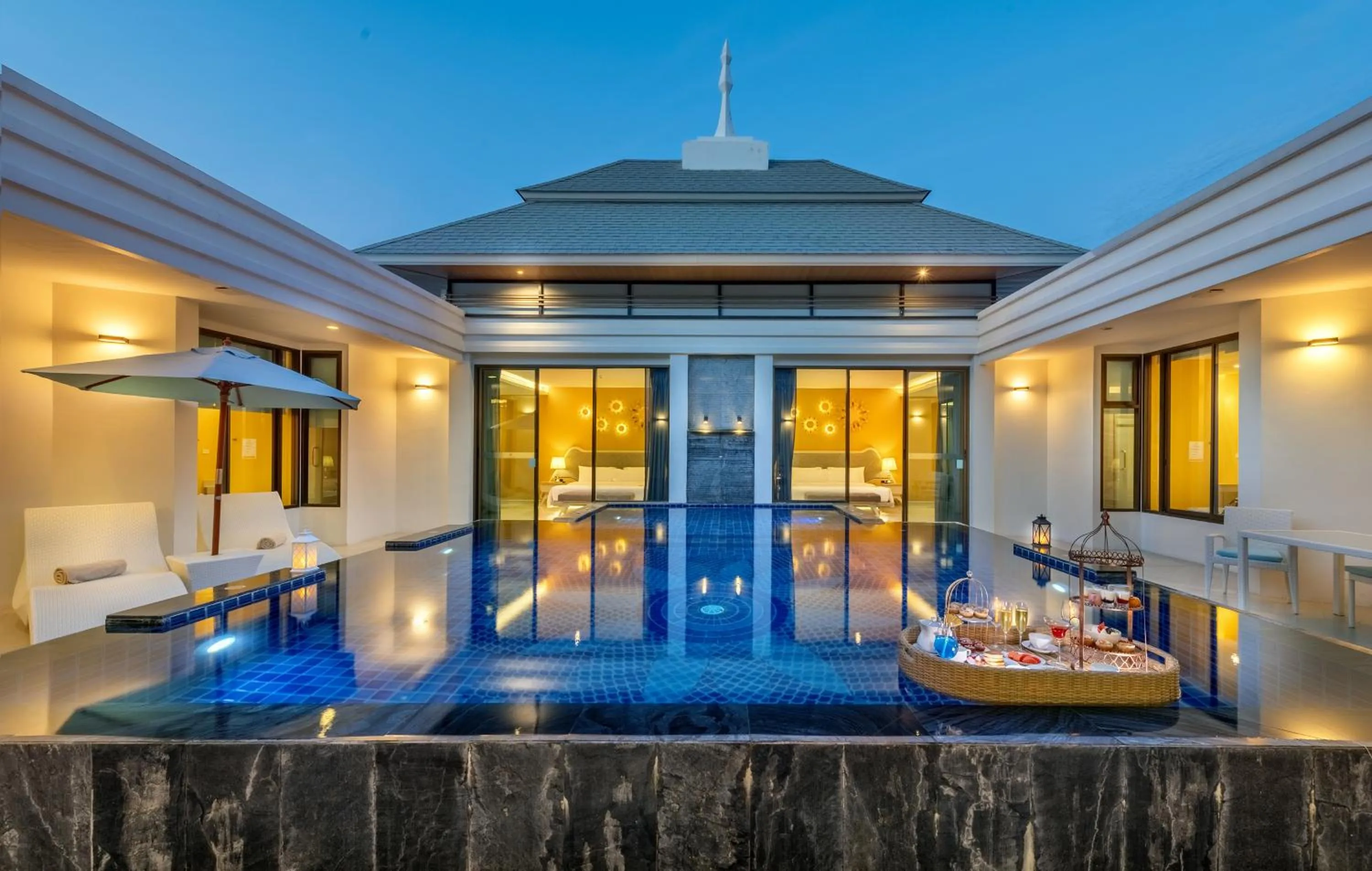 Pool view in Phukalini Luxury Pool Villa & Onsen