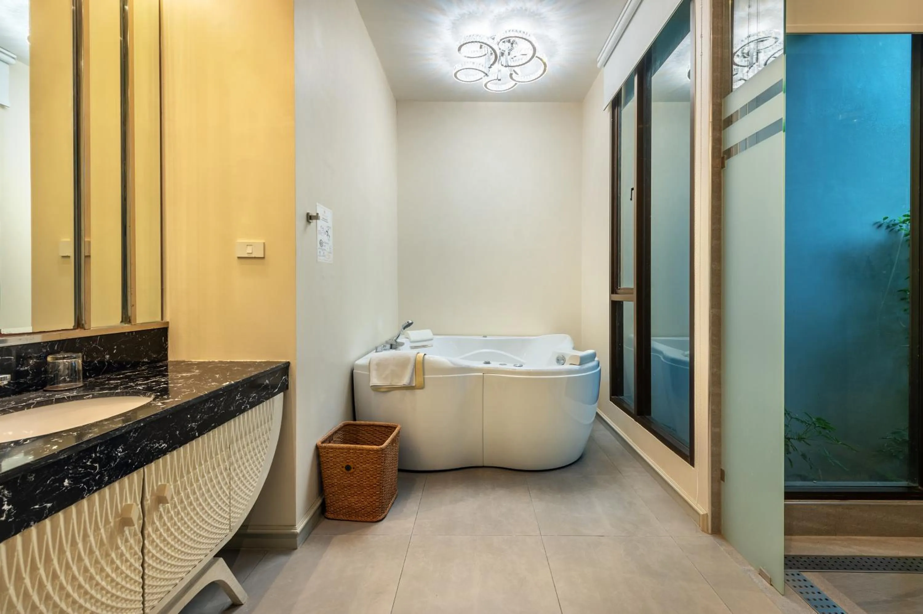 Bath in Phukalini Luxury Pool Villa & Onsen