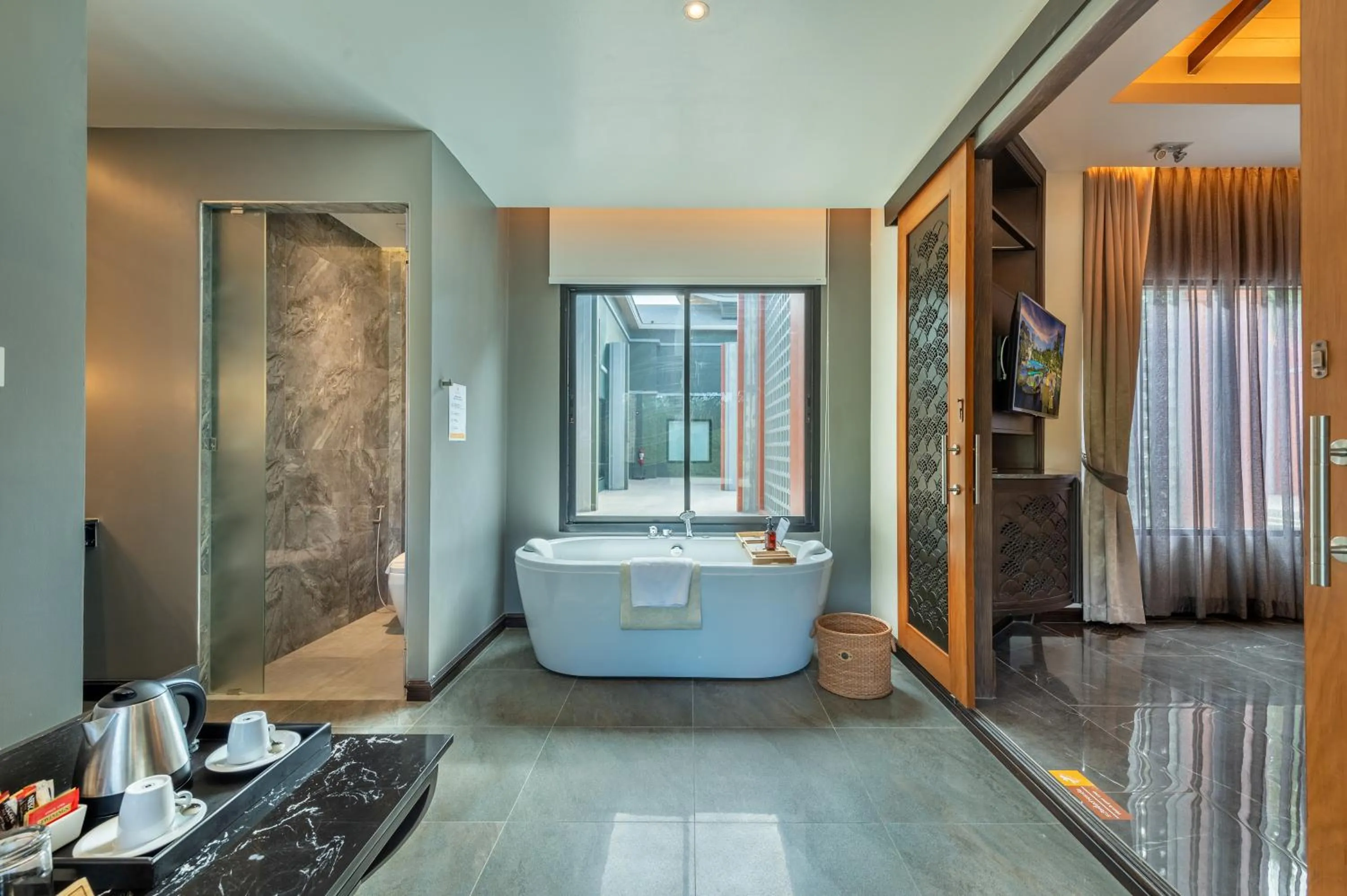 Bath in Phukalini Luxury Pool Villa & Onsen