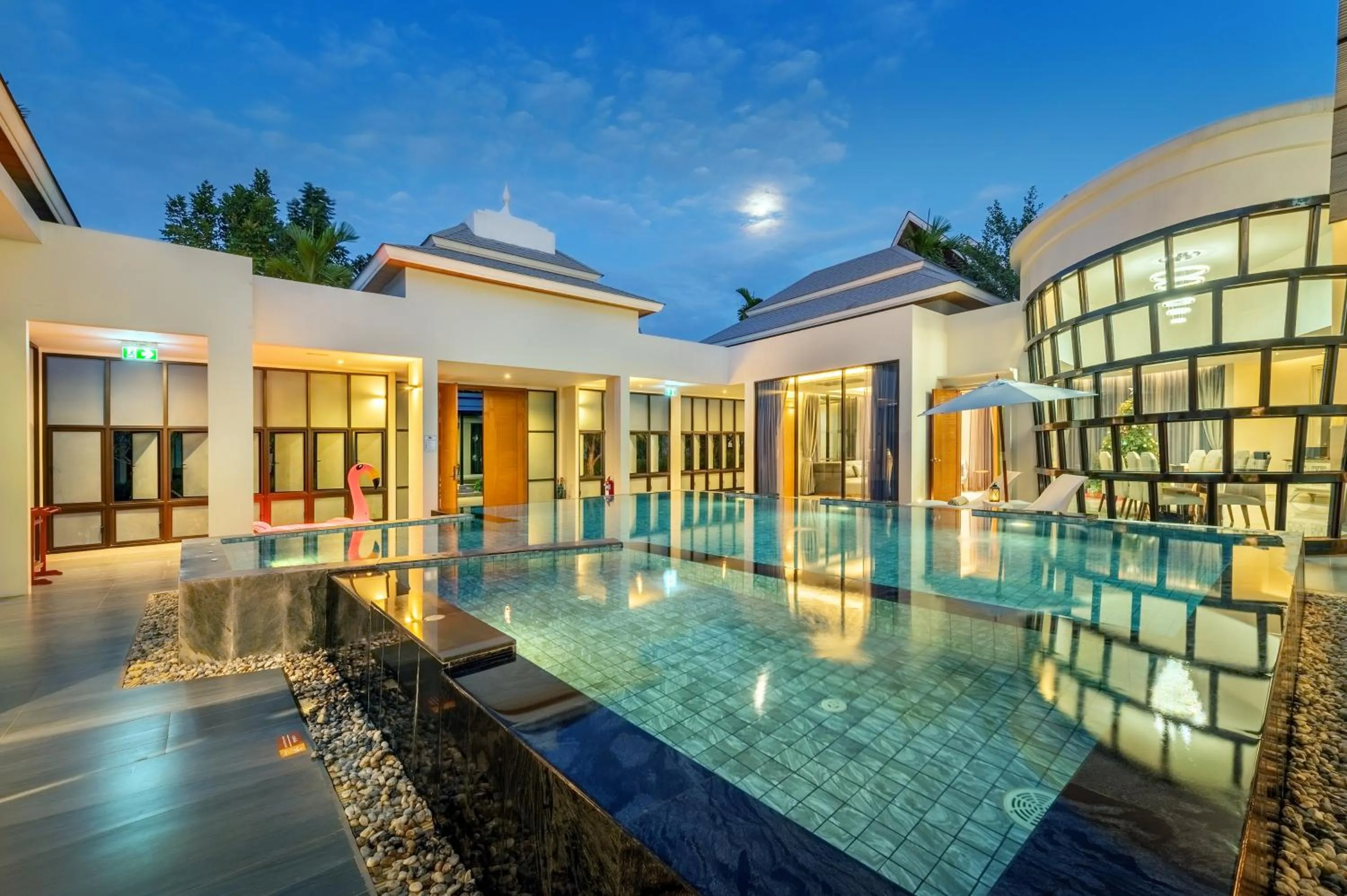 Pool view in Phukalini Luxury Pool Villa & Onsen