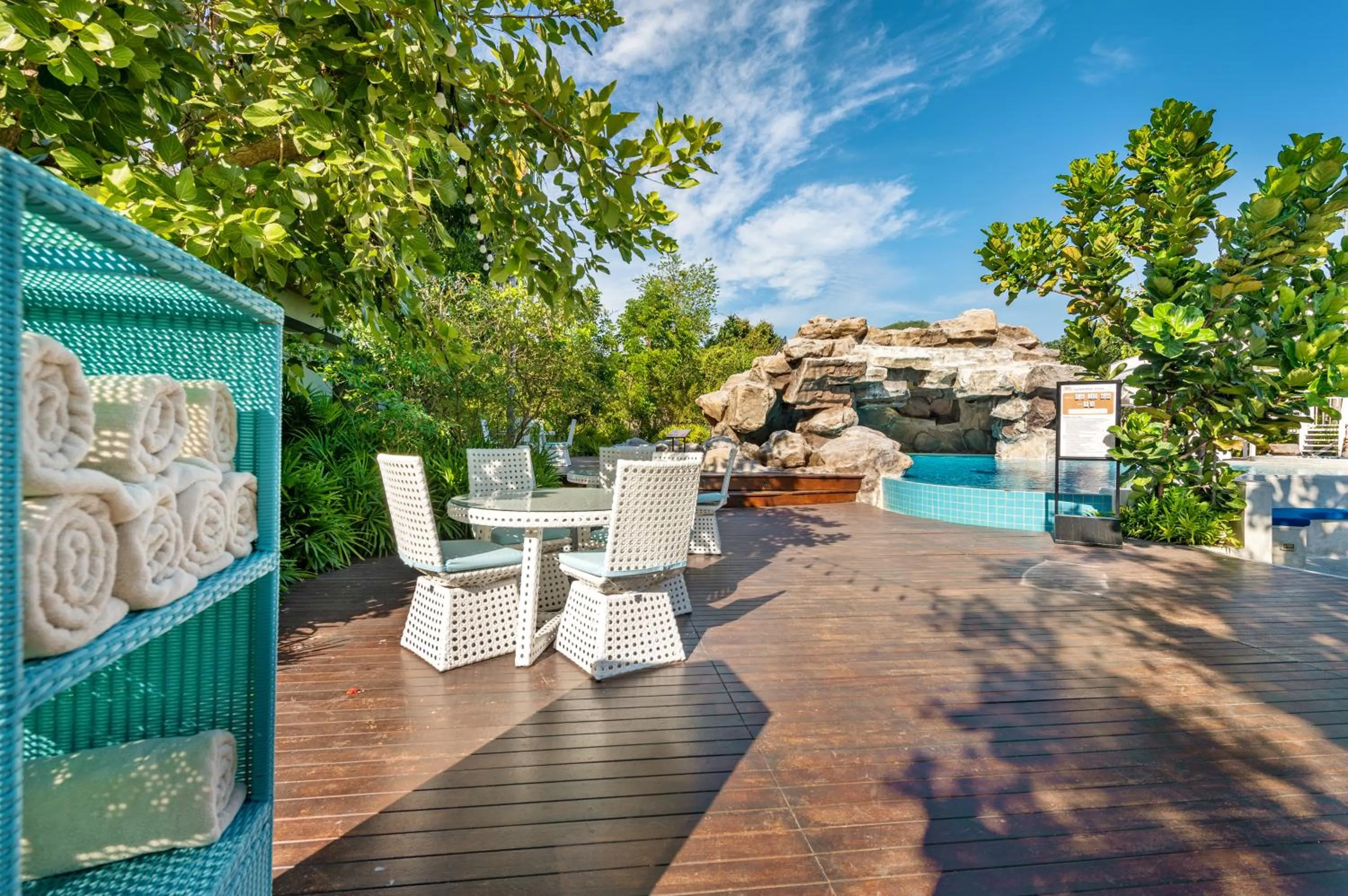 Swimming pool in Phukalini Luxury Pool Villa & Onsen