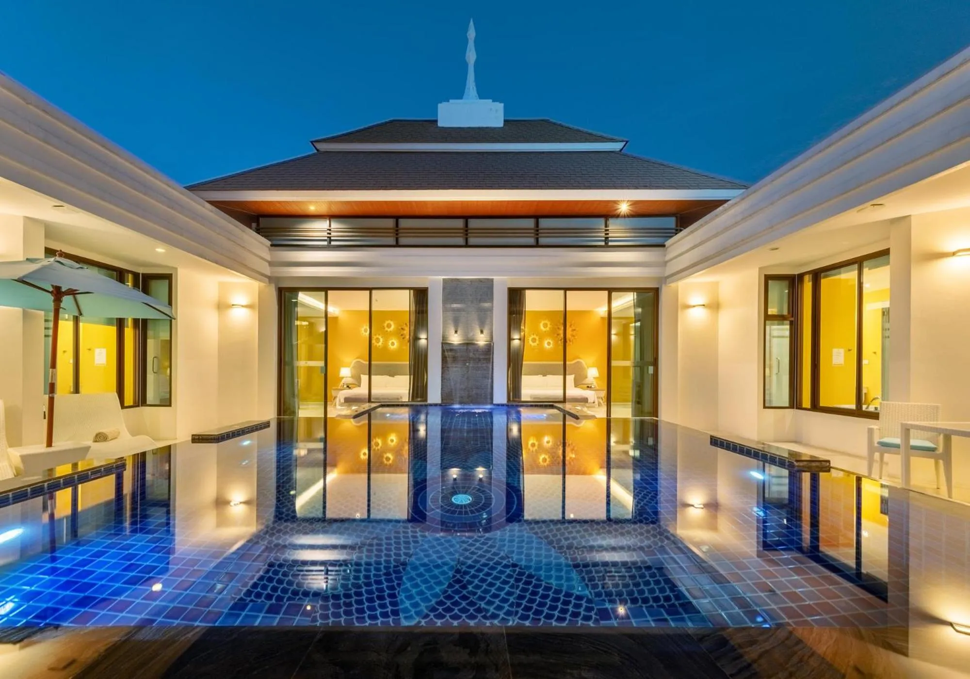 Pool view in Phukalini Luxury Pool Villa & Onsen