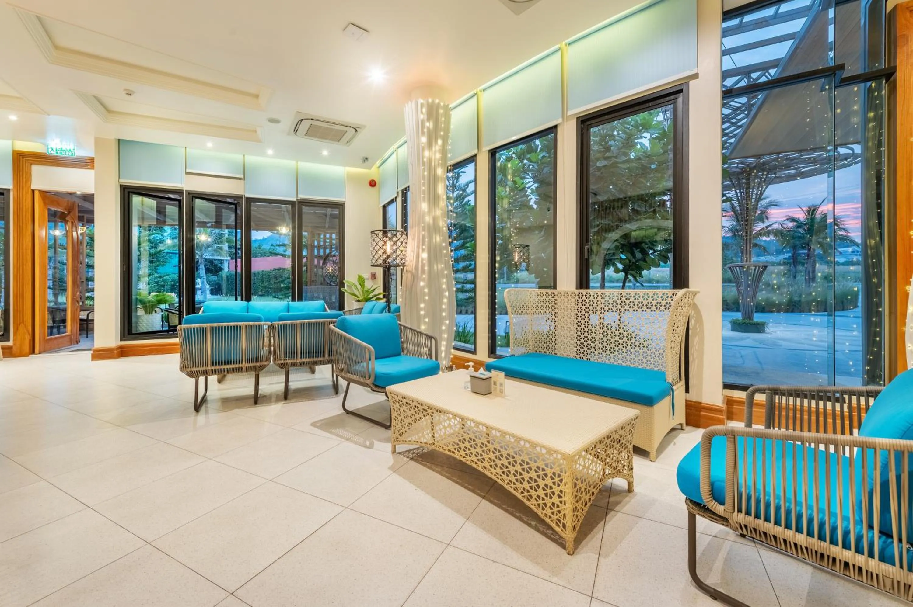 Lobby or reception in Phukalini Luxury Pool Villa & Onsen