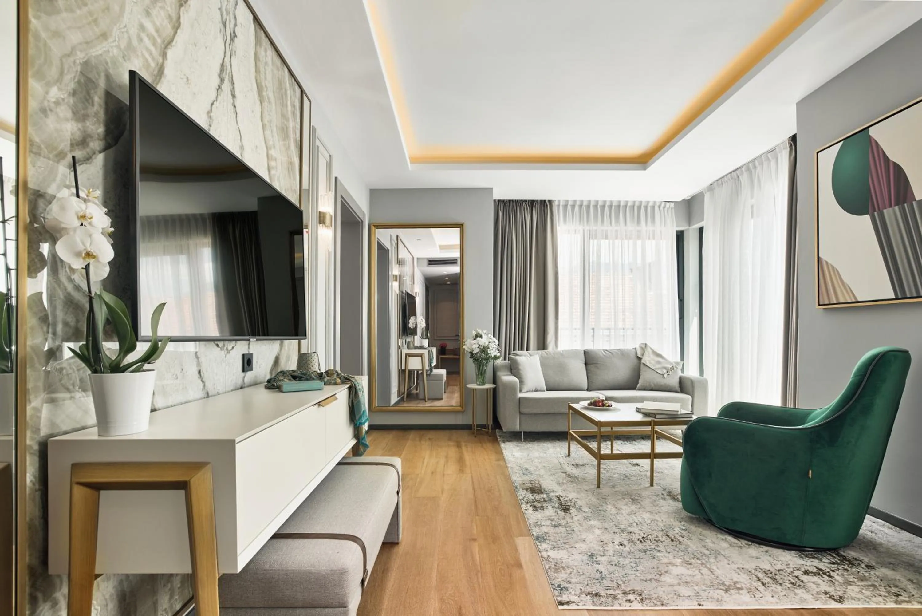 Living room in La Fleur Boutique Hotel