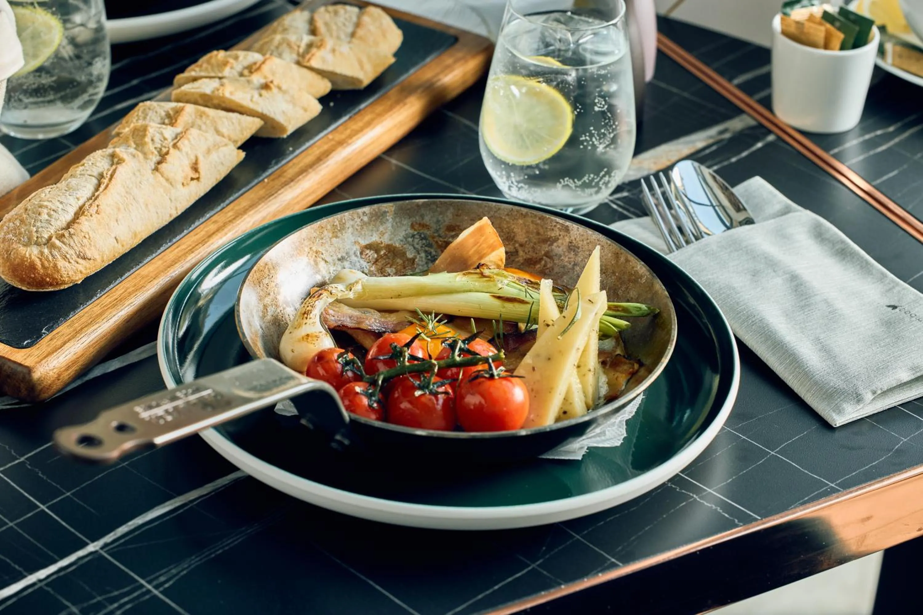 Food close-up in La Fleur Boutique Hotel