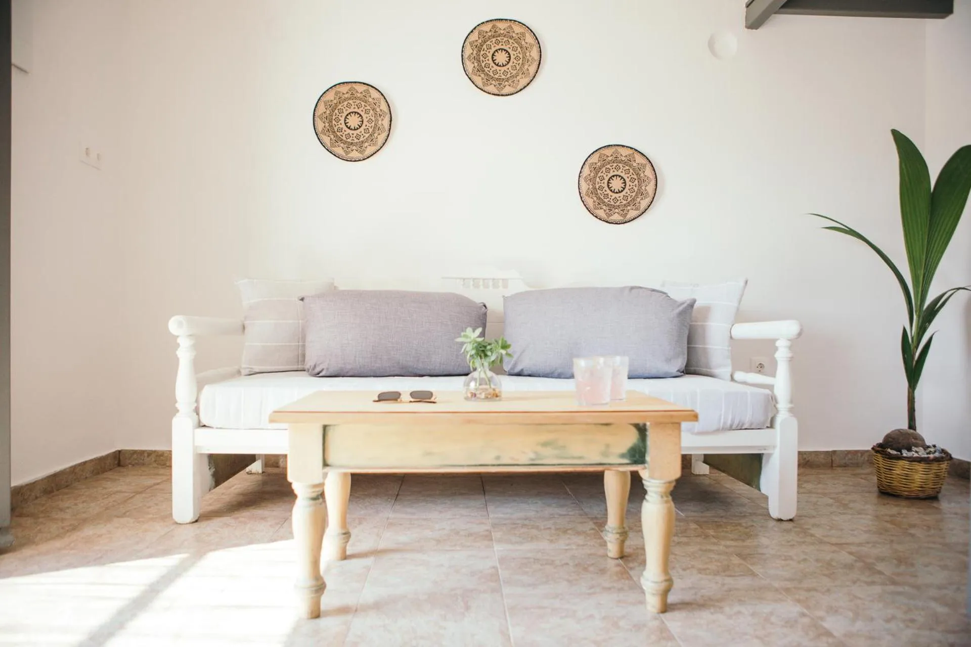 Living room in Exi Sea Side Suites