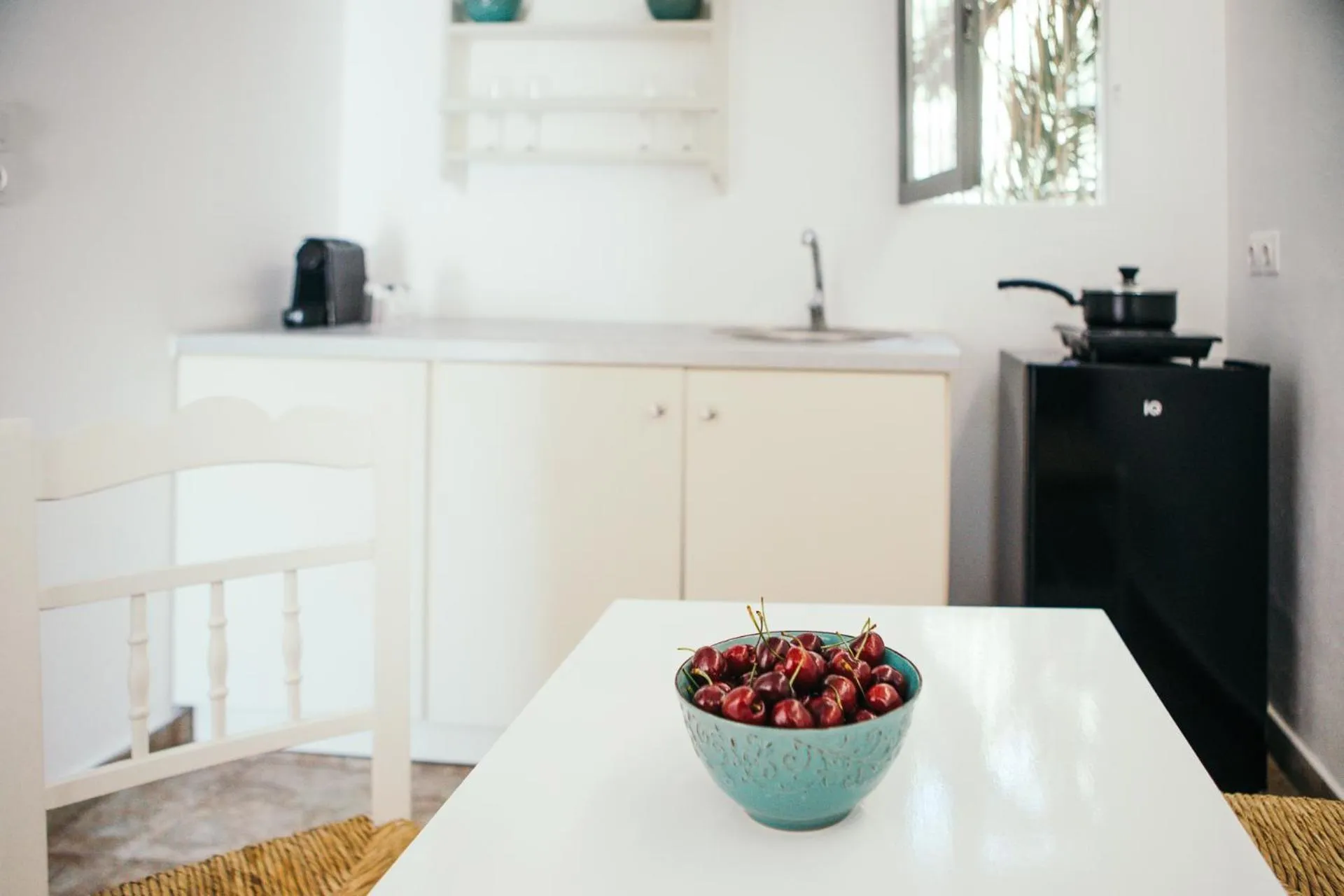 Kitchen or kitchenette in Exi Sea Side Suites