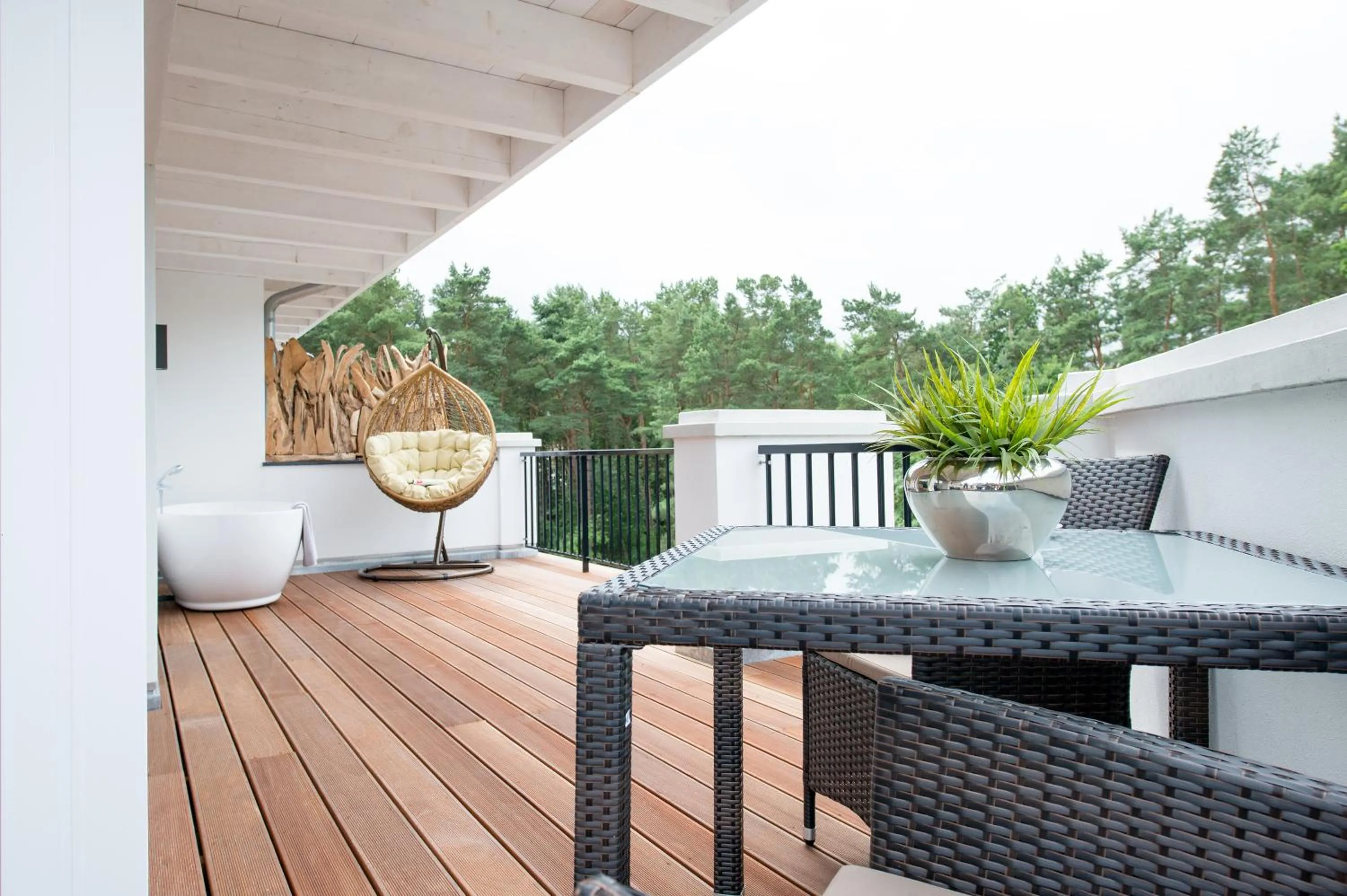 Balcony/Terrace in Aparthotel Ostseeperle Glowe - schön gestrandet