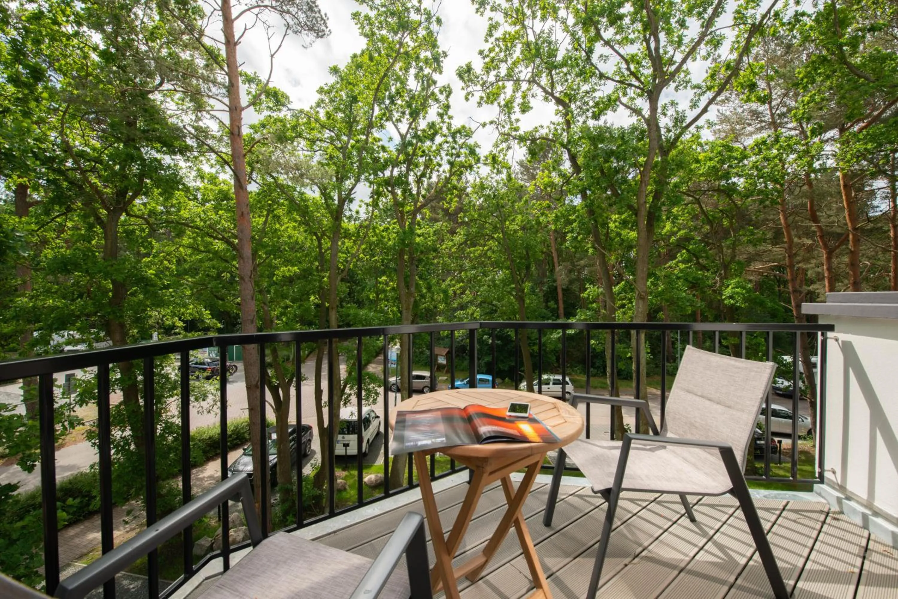 Balcony/Terrace in Aparthotel Ostseeperle Glowe - schön gestrandet