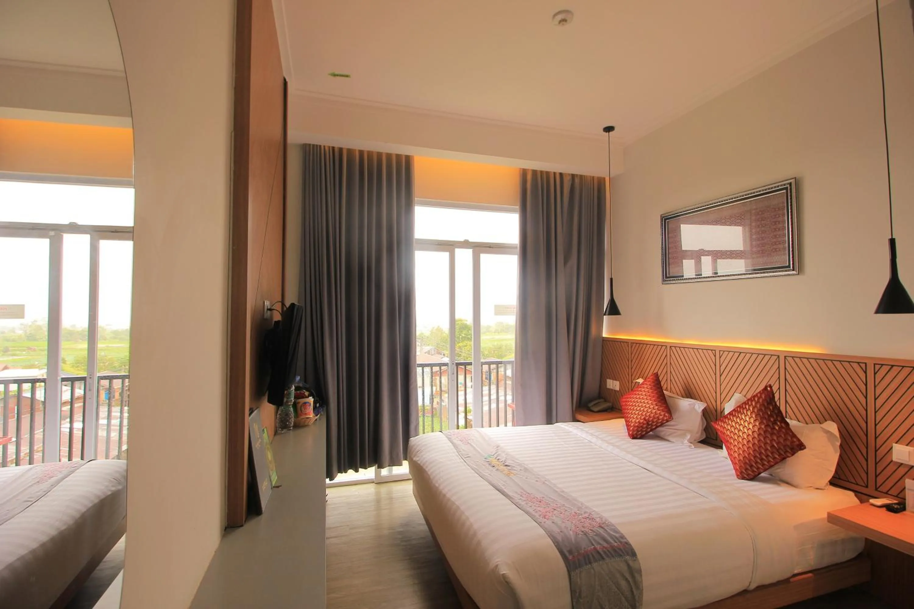 Bed in Muara Hotel Bukittinggi