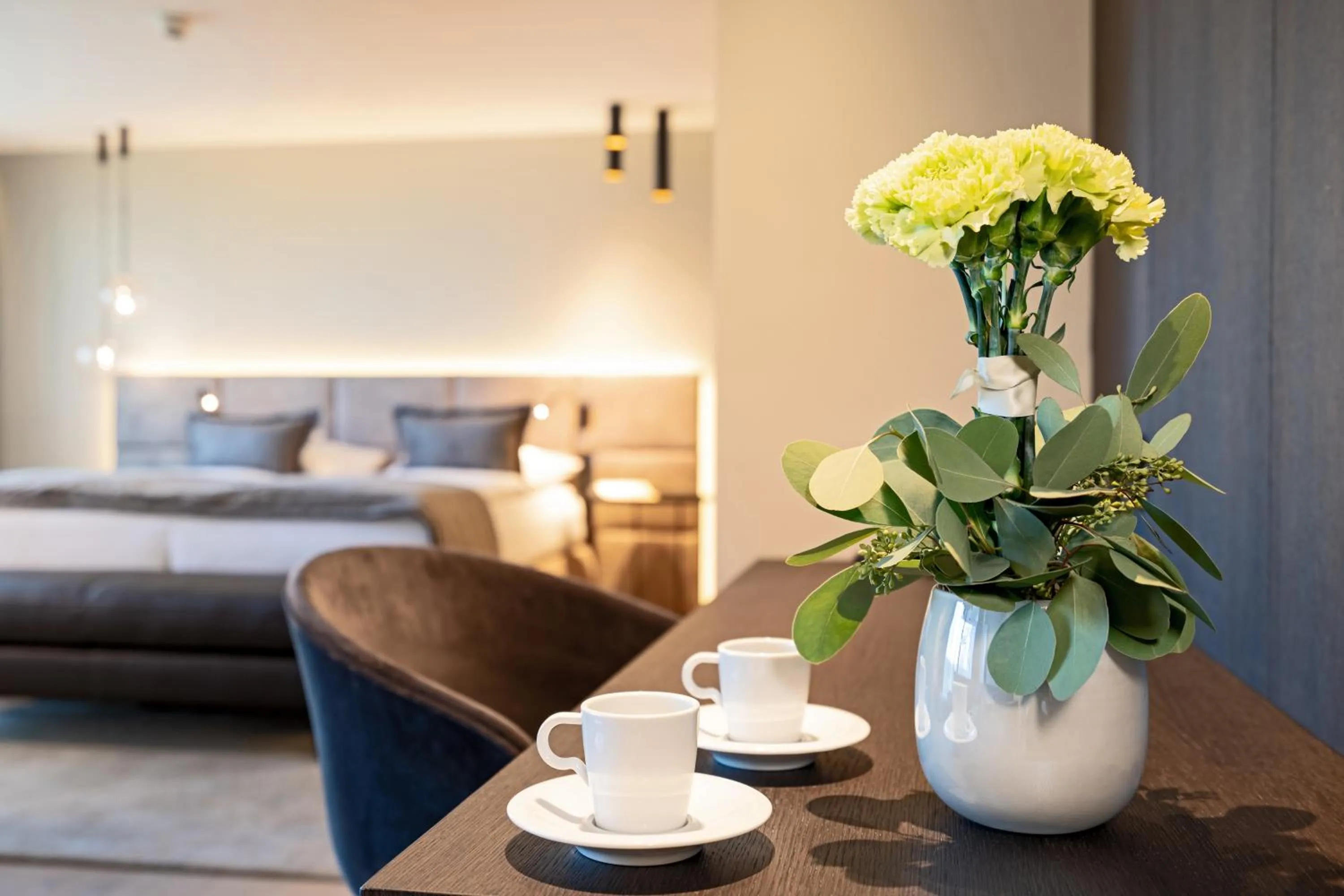 Bed in Hotel Riedenburg