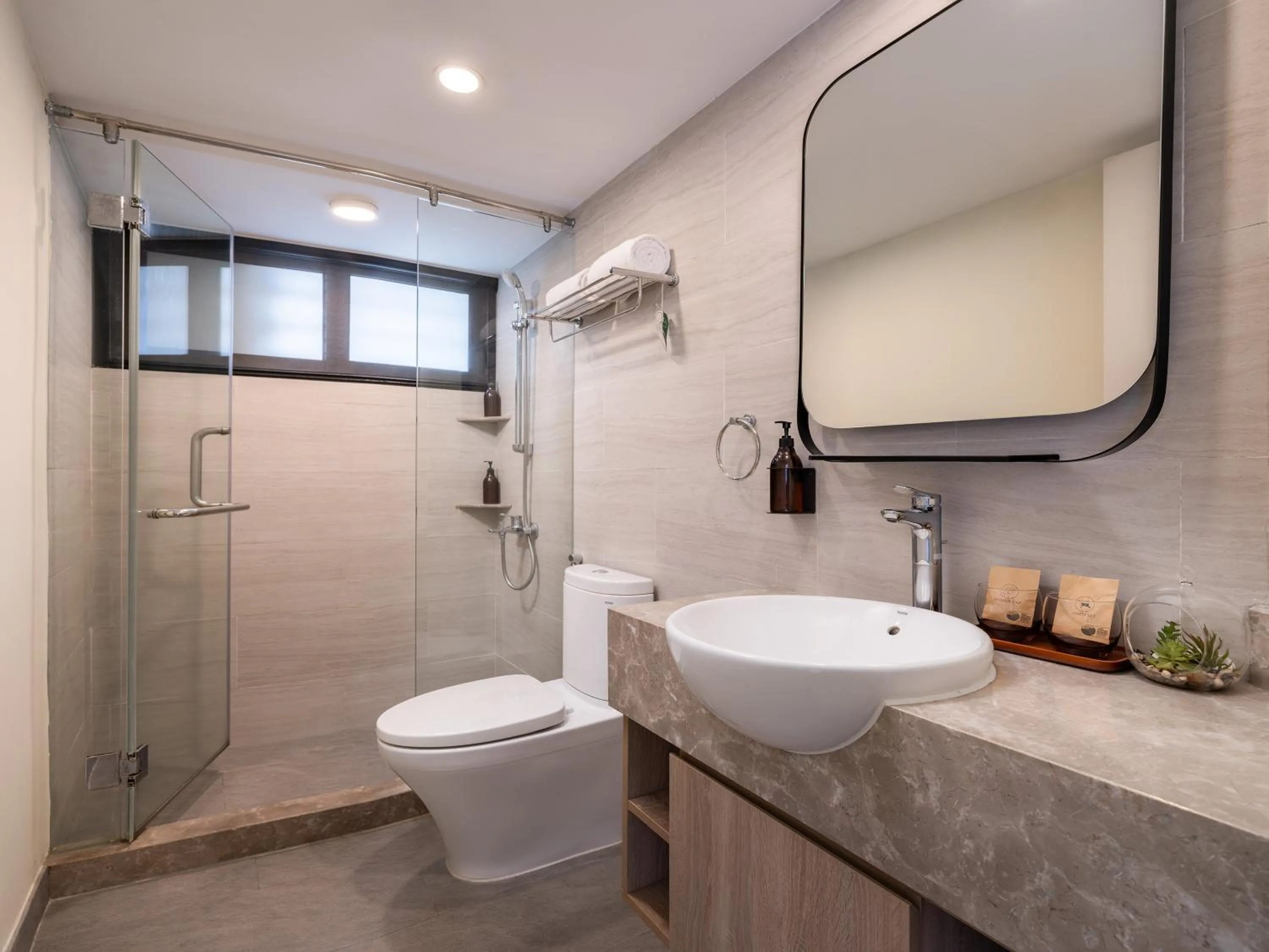 Bathroom in Somerset Grand Hanoi