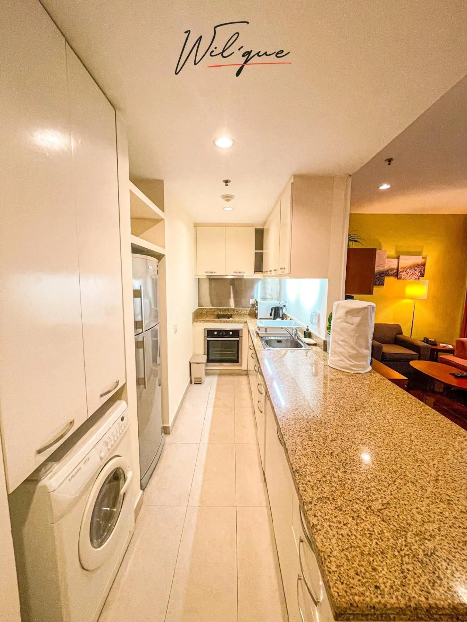 Kitchen or kitchenette in Wil'que Westlake Hotel & Residences