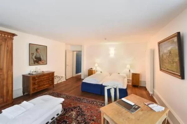 Bed in Hotel im Schlosspark