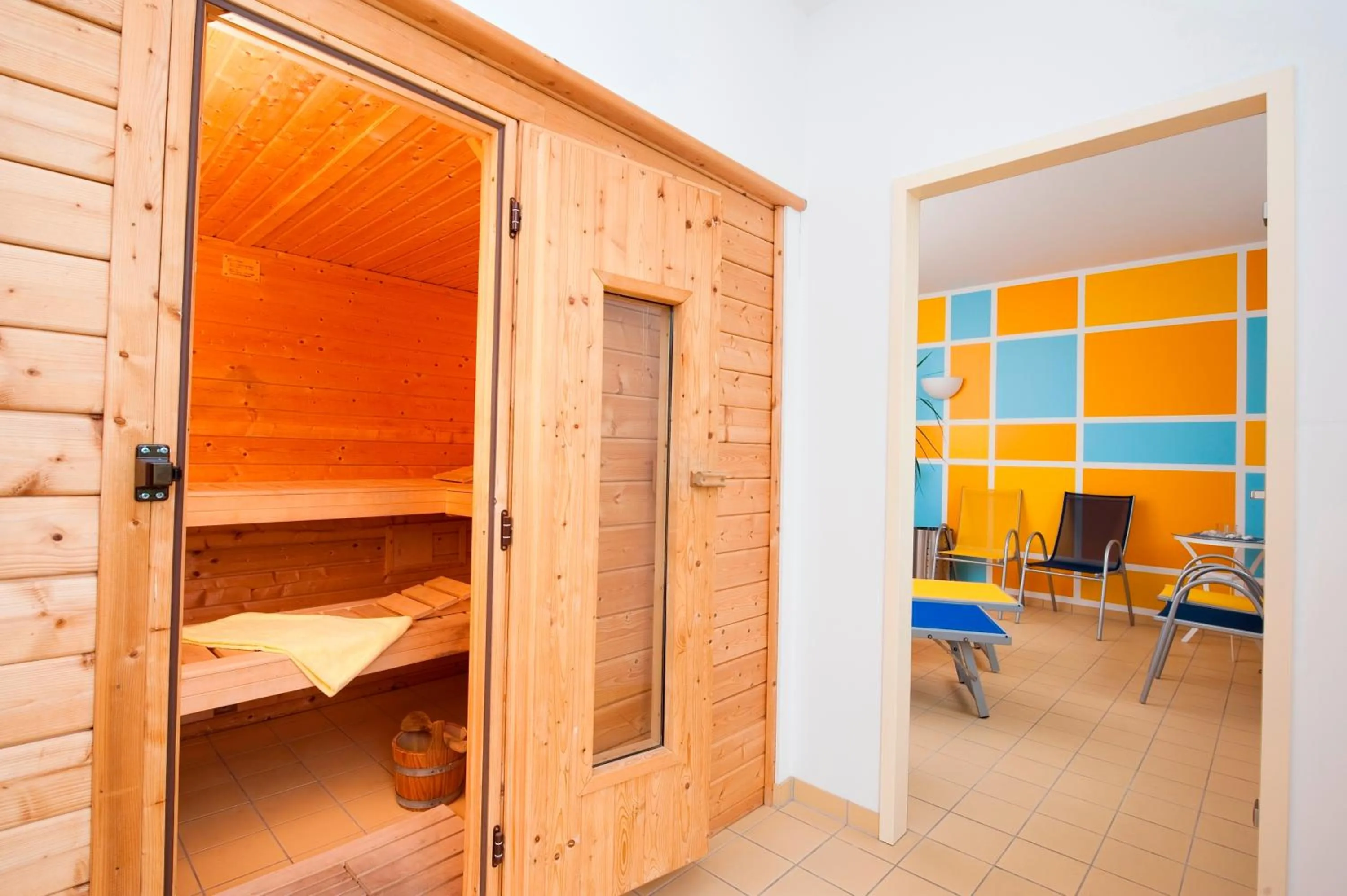 Sauna in Hotel Aquamarin