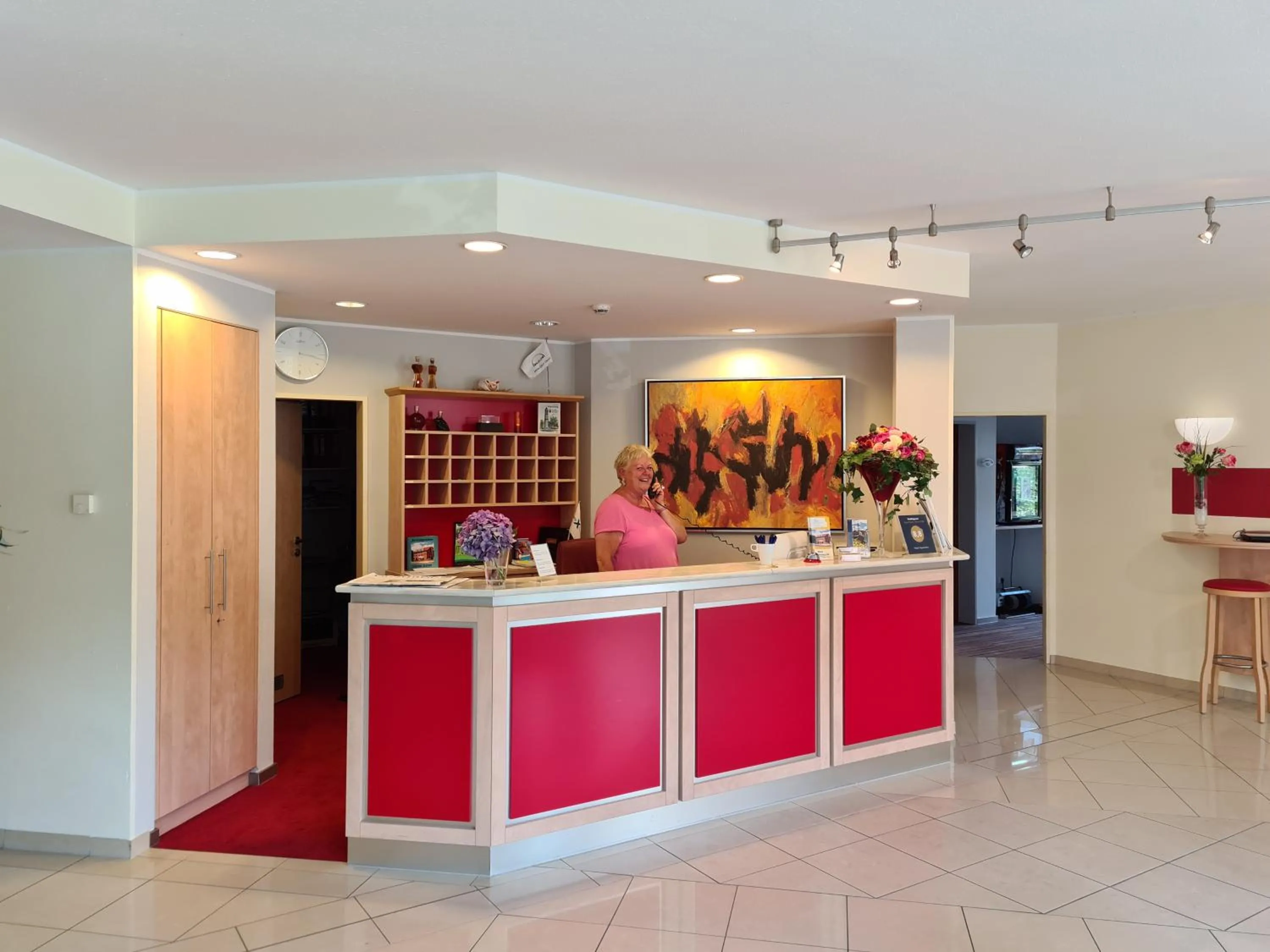 Lobby or reception in Hotel Aquamarin