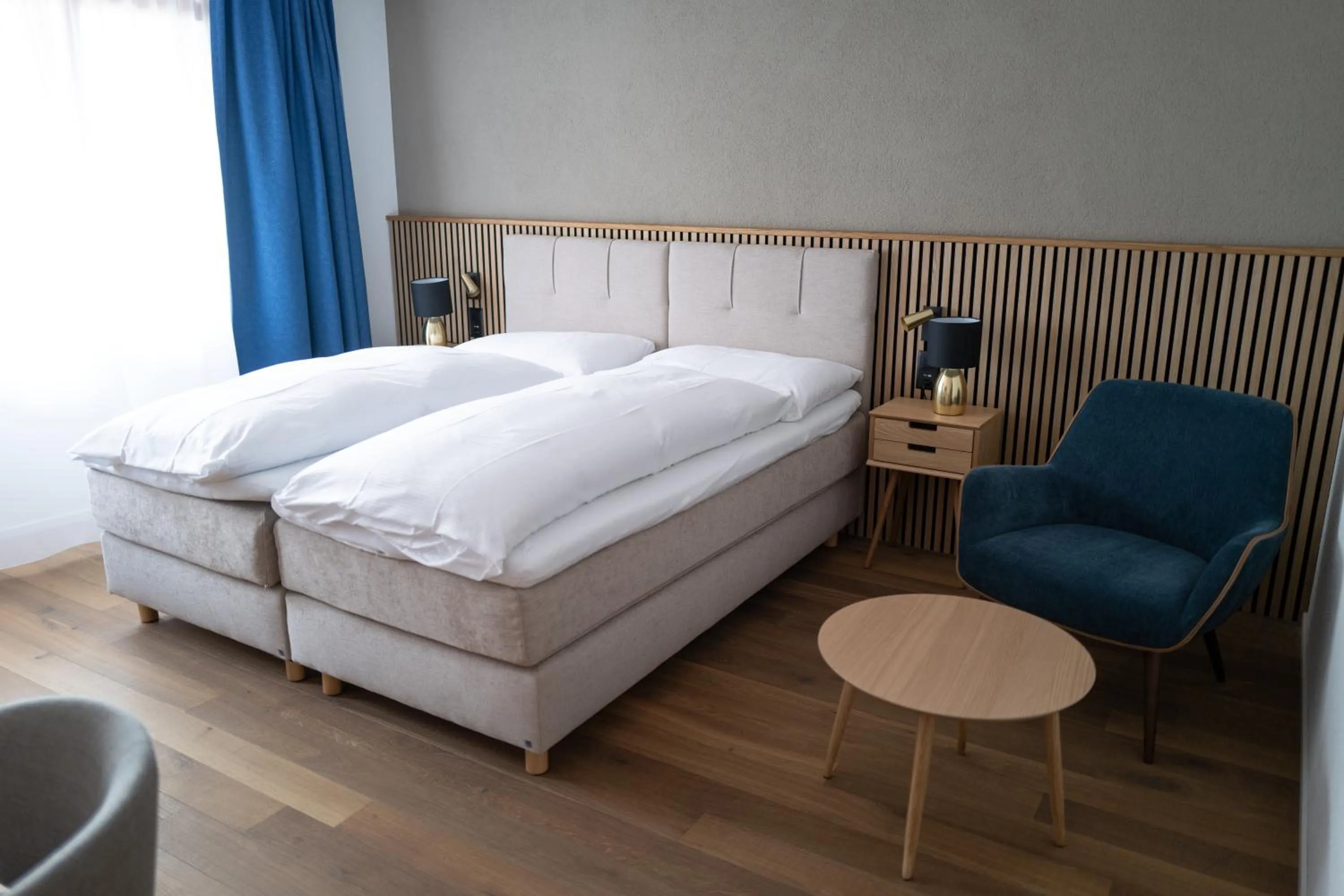 Bed in Hotel Viktoria Eden