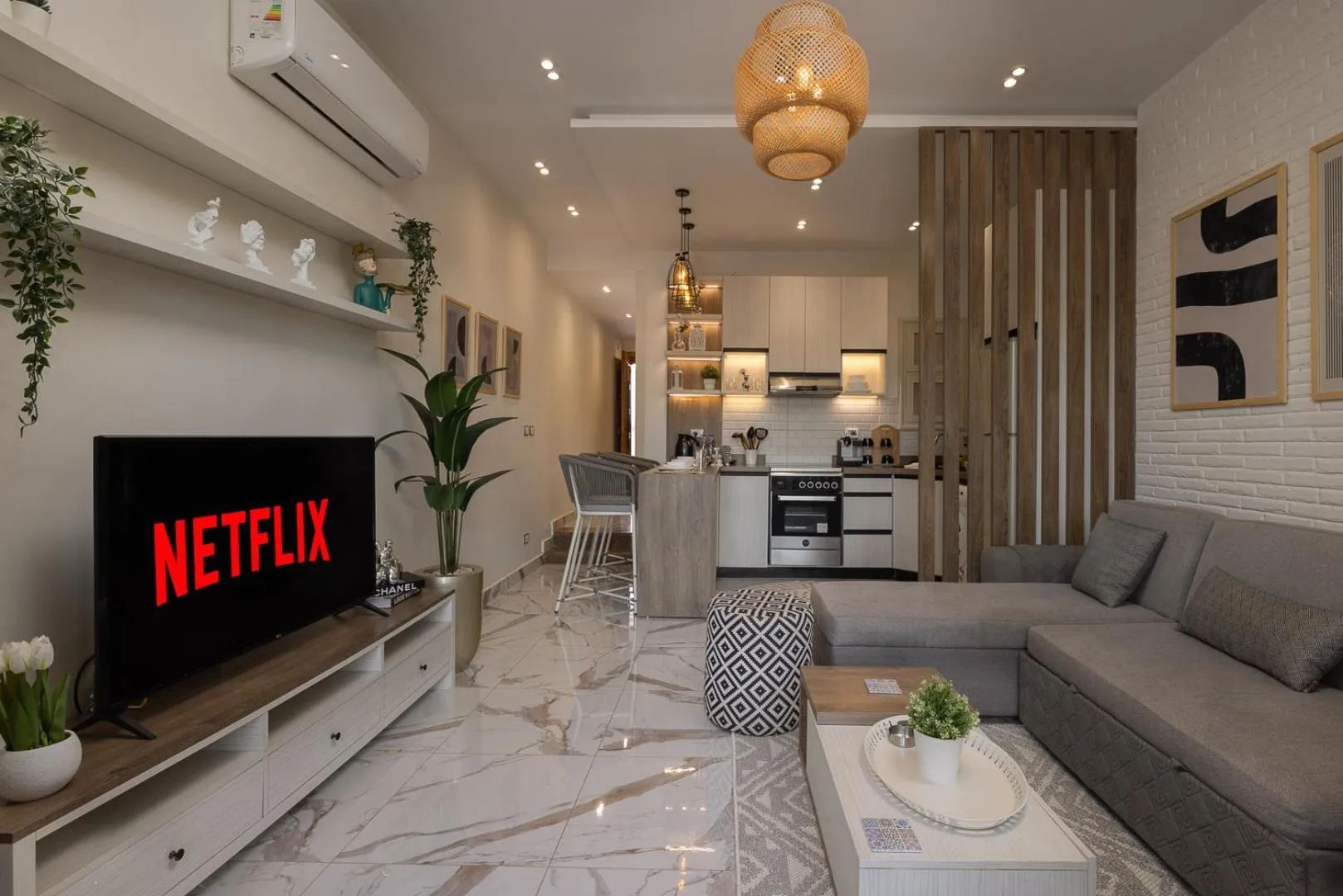 TV and multimedia in Marina Resort New Alamein By Seven Seasons