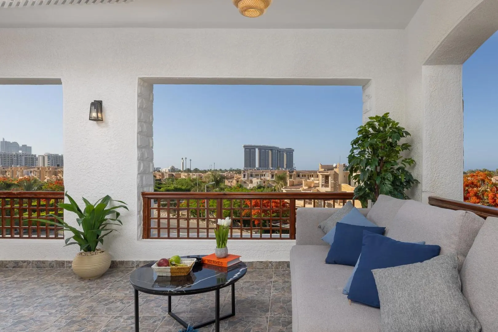 Patio in Marina Resort New Alamein By Seven Seasons