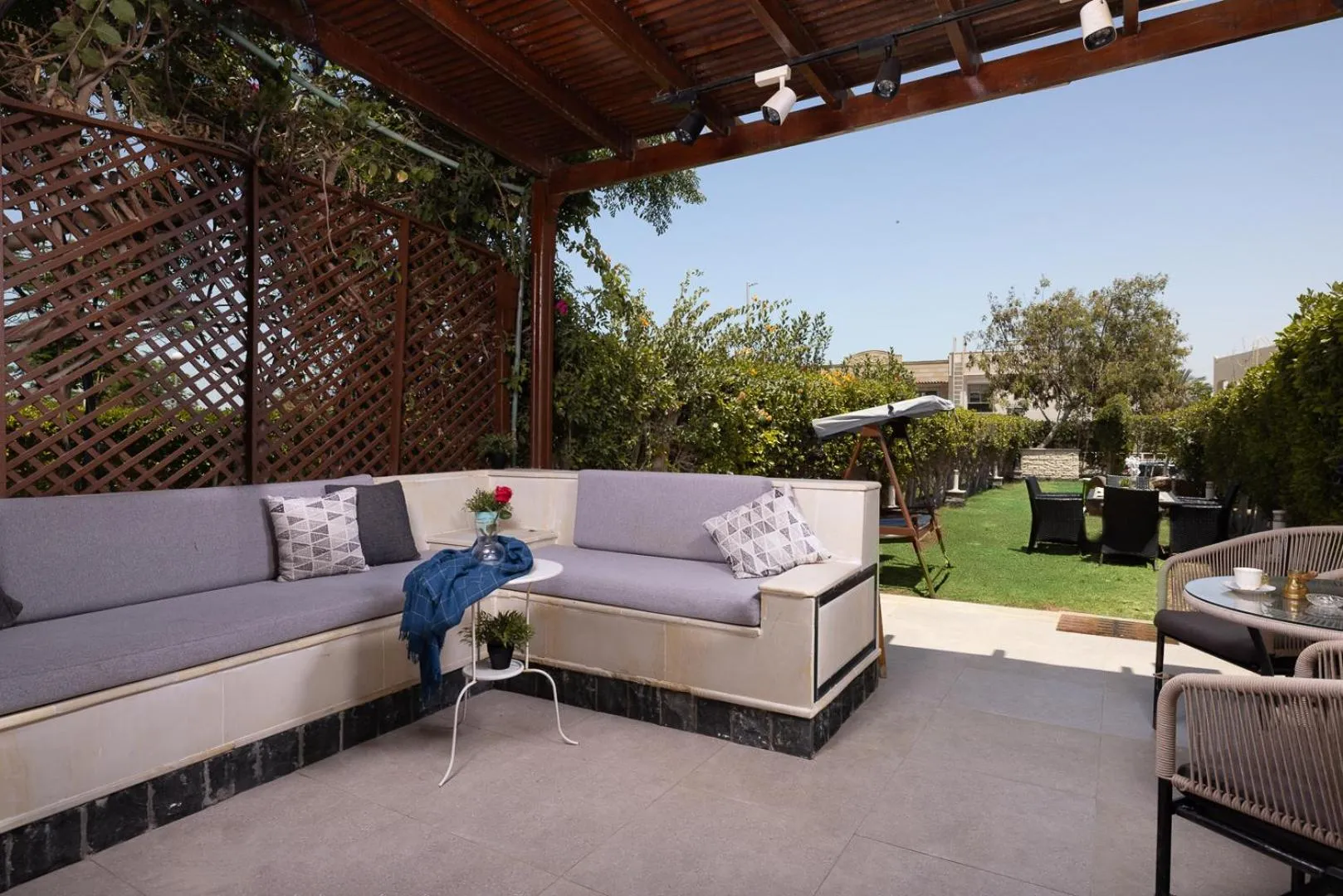 Patio in Marina Resort New Alamein By Seven Seasons