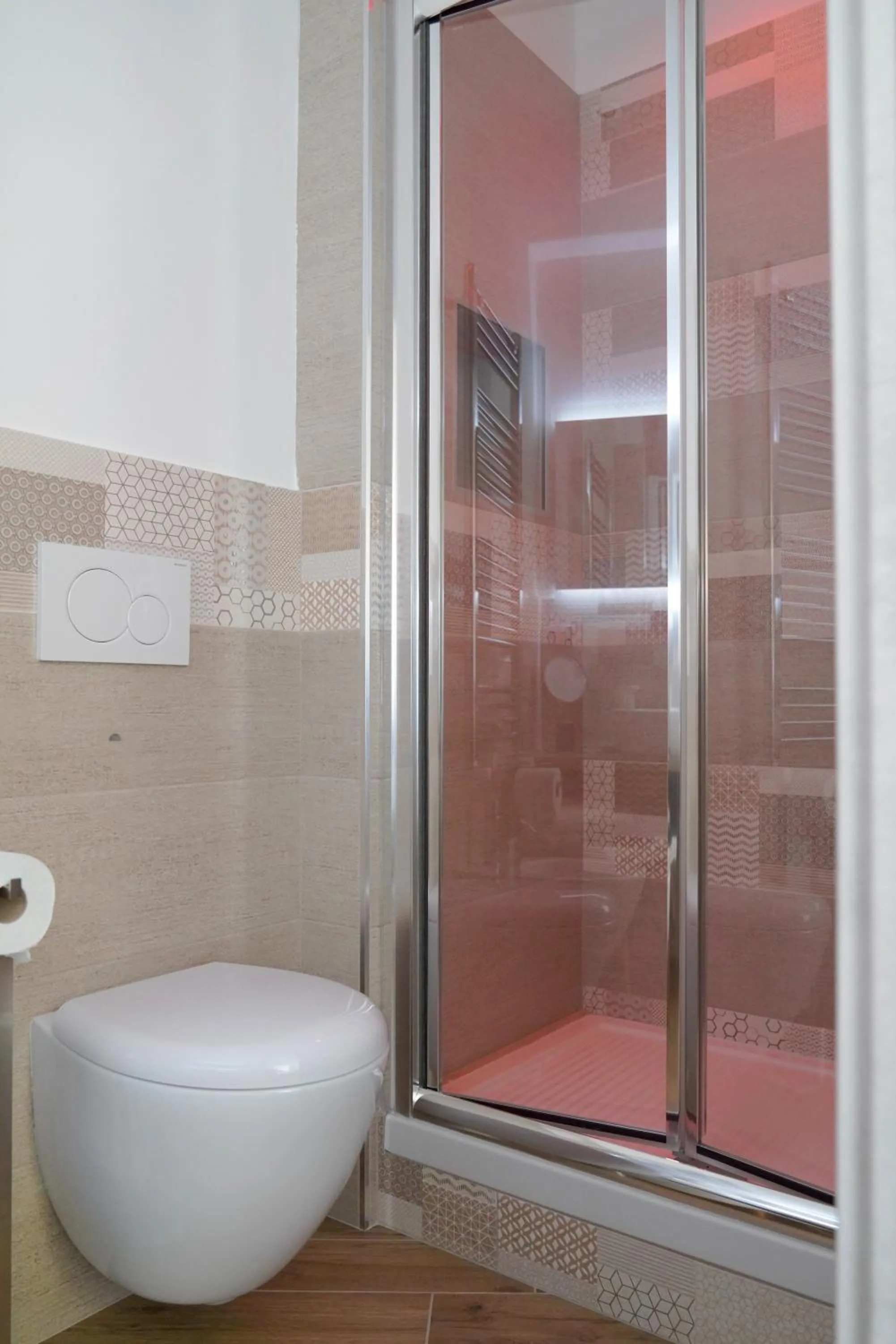 Shower in B&B Residenza Aragonese