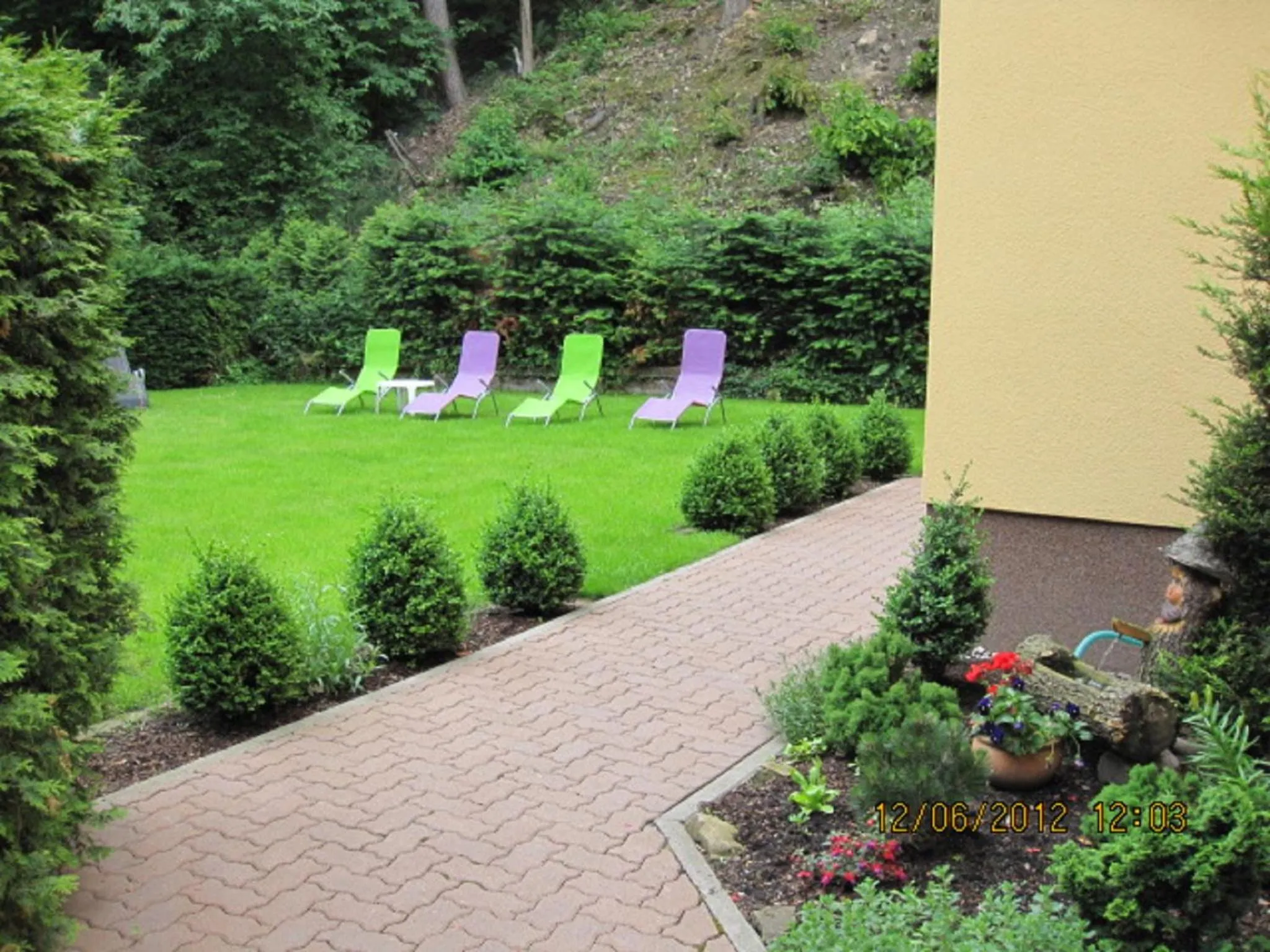 Garden in Hotel Goldbächel