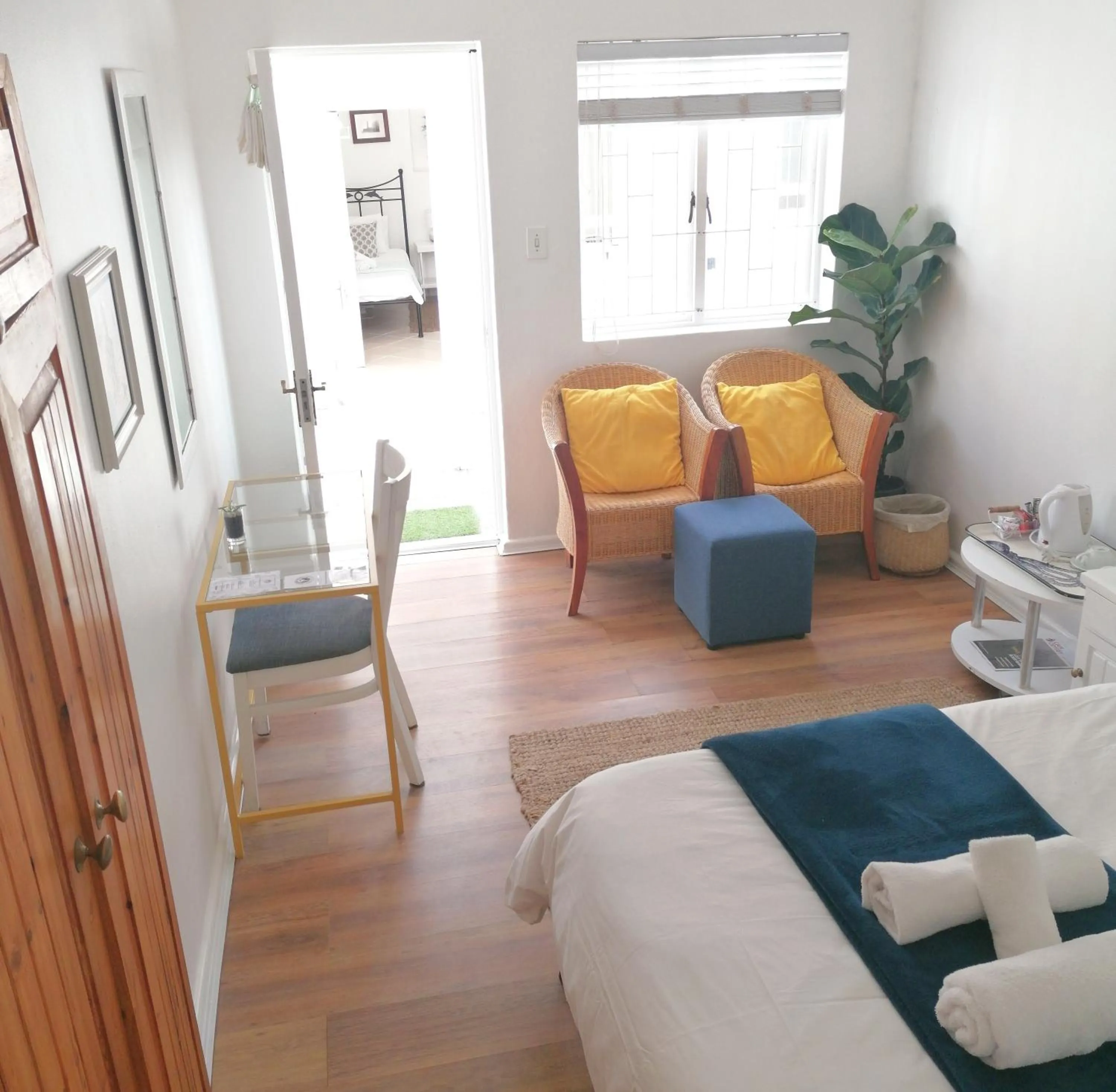 Seating area in Boulders Beach Hotel, Cafe and Curio shop