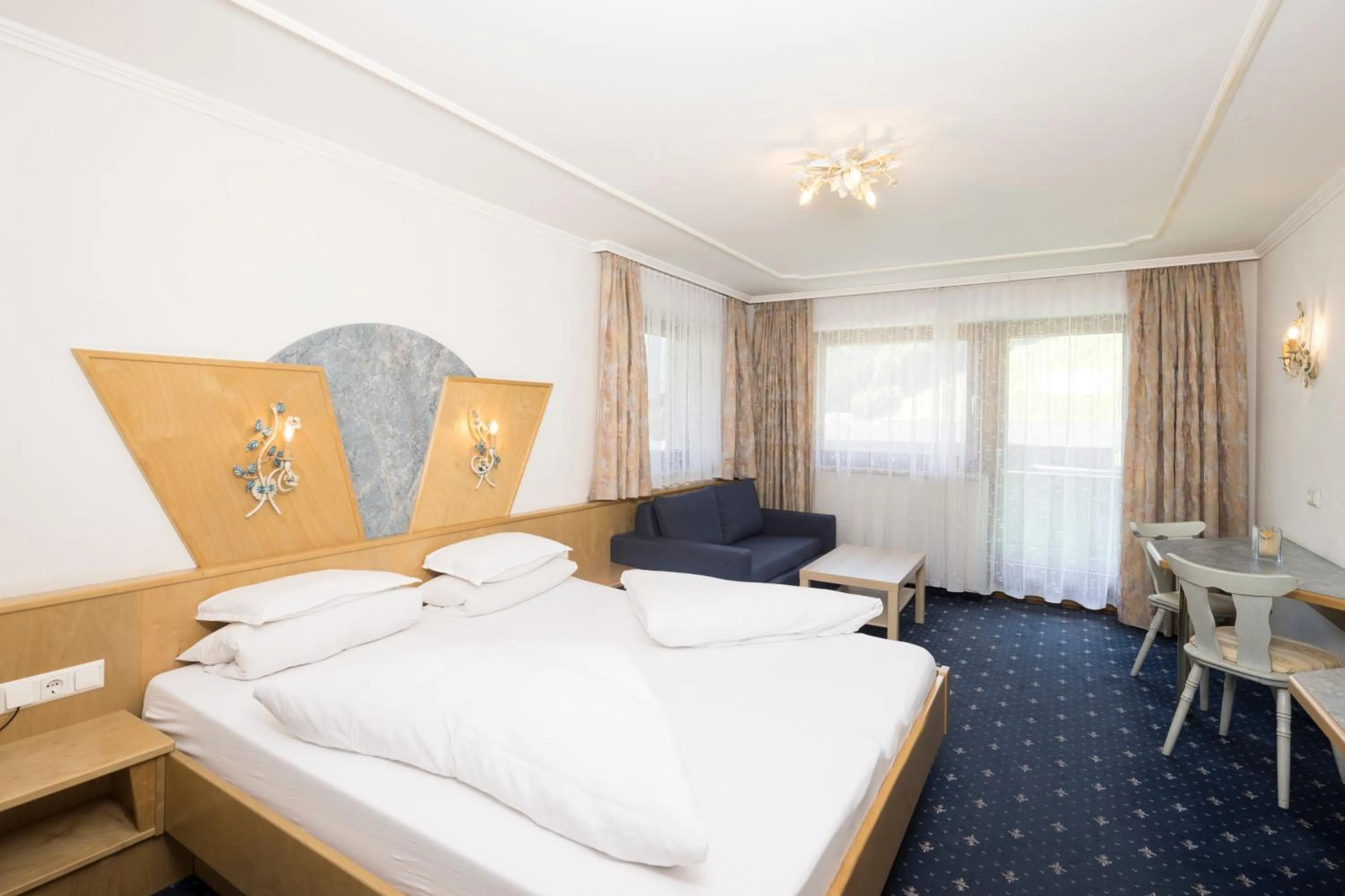 Bed in Hotel Brennerspitz