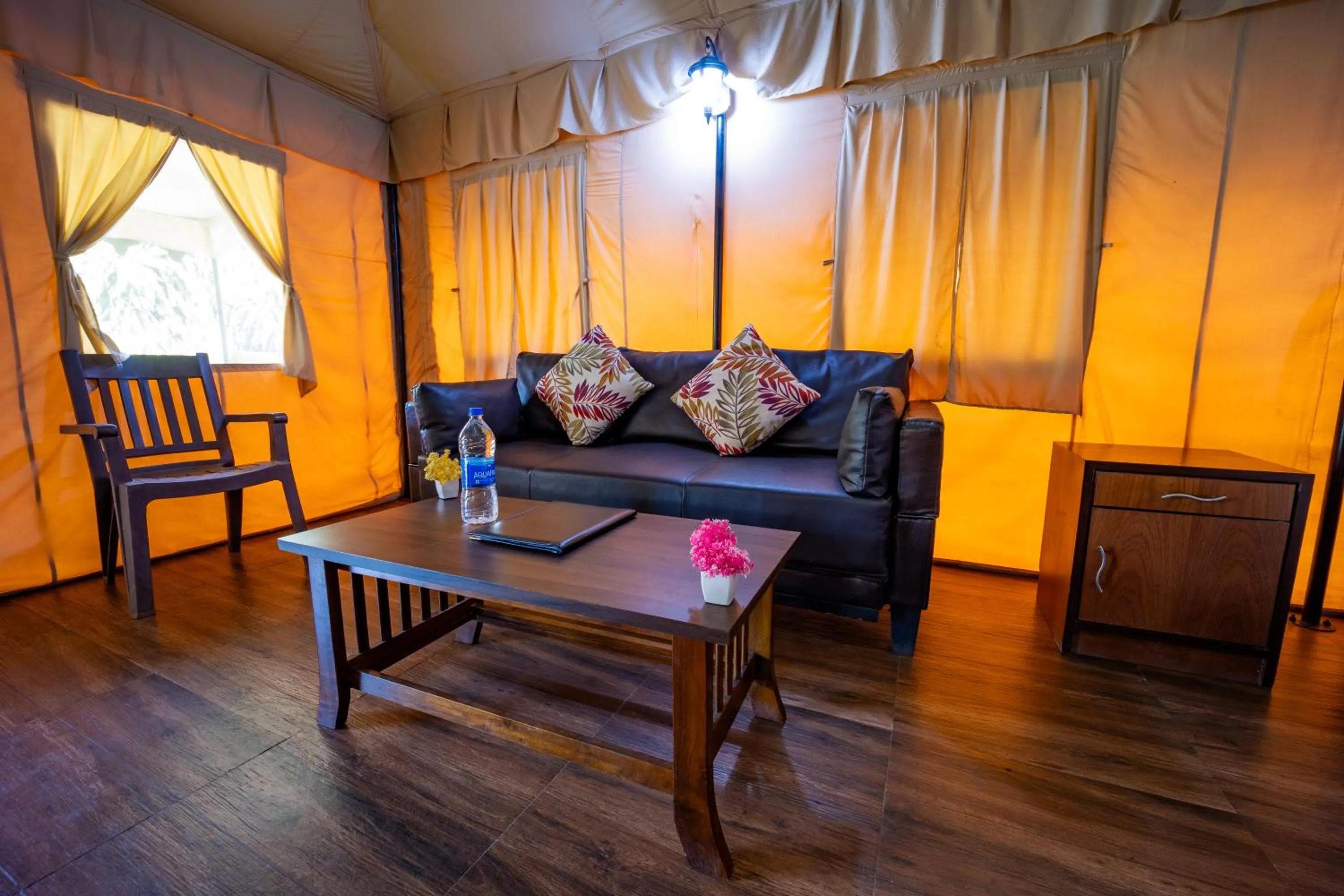 Living room in Three Hills Resort Coorg