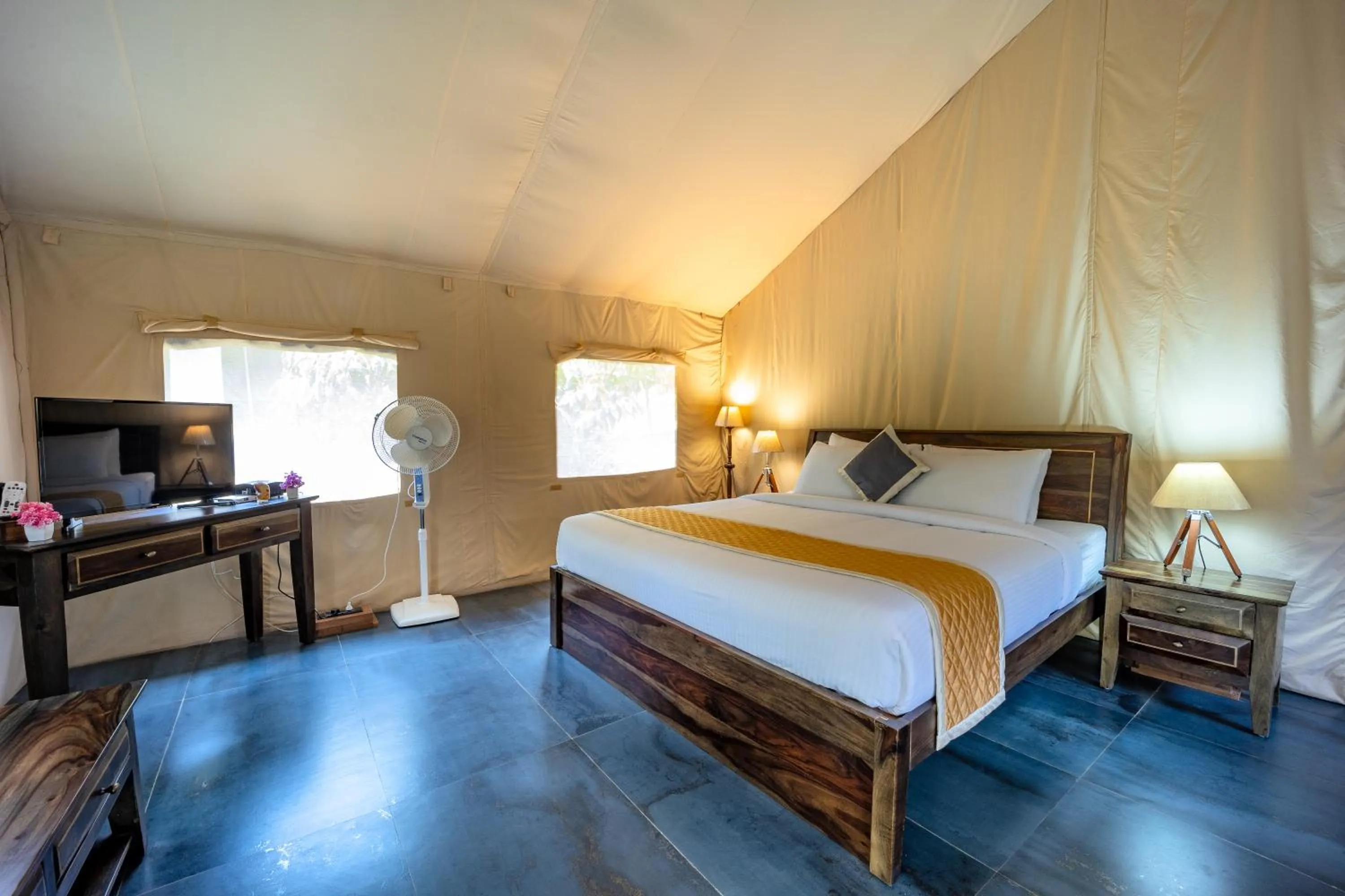 Bedroom, Bed in Three Hills Resort Coorg