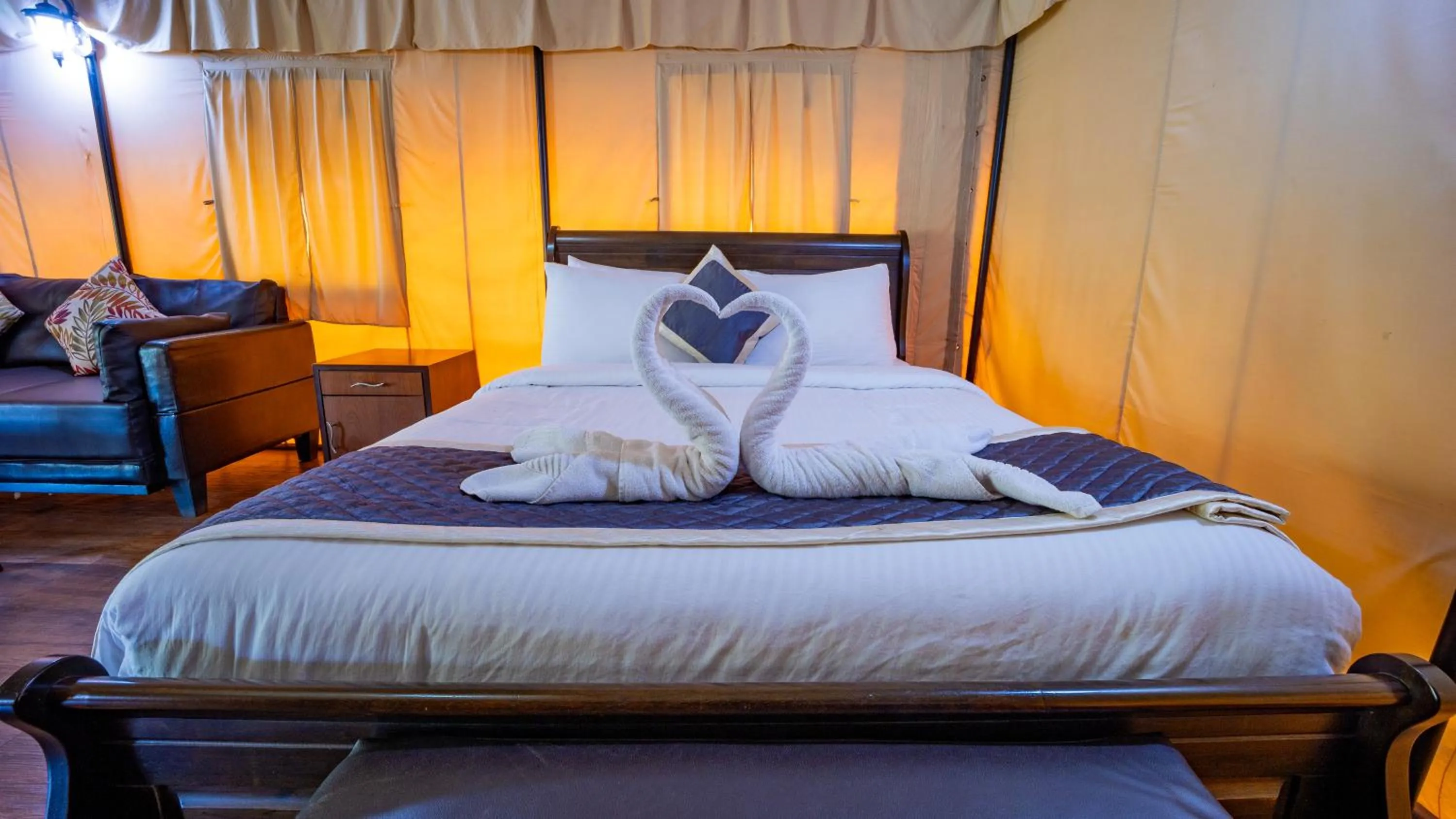 Bed in Three Hills Resort Coorg