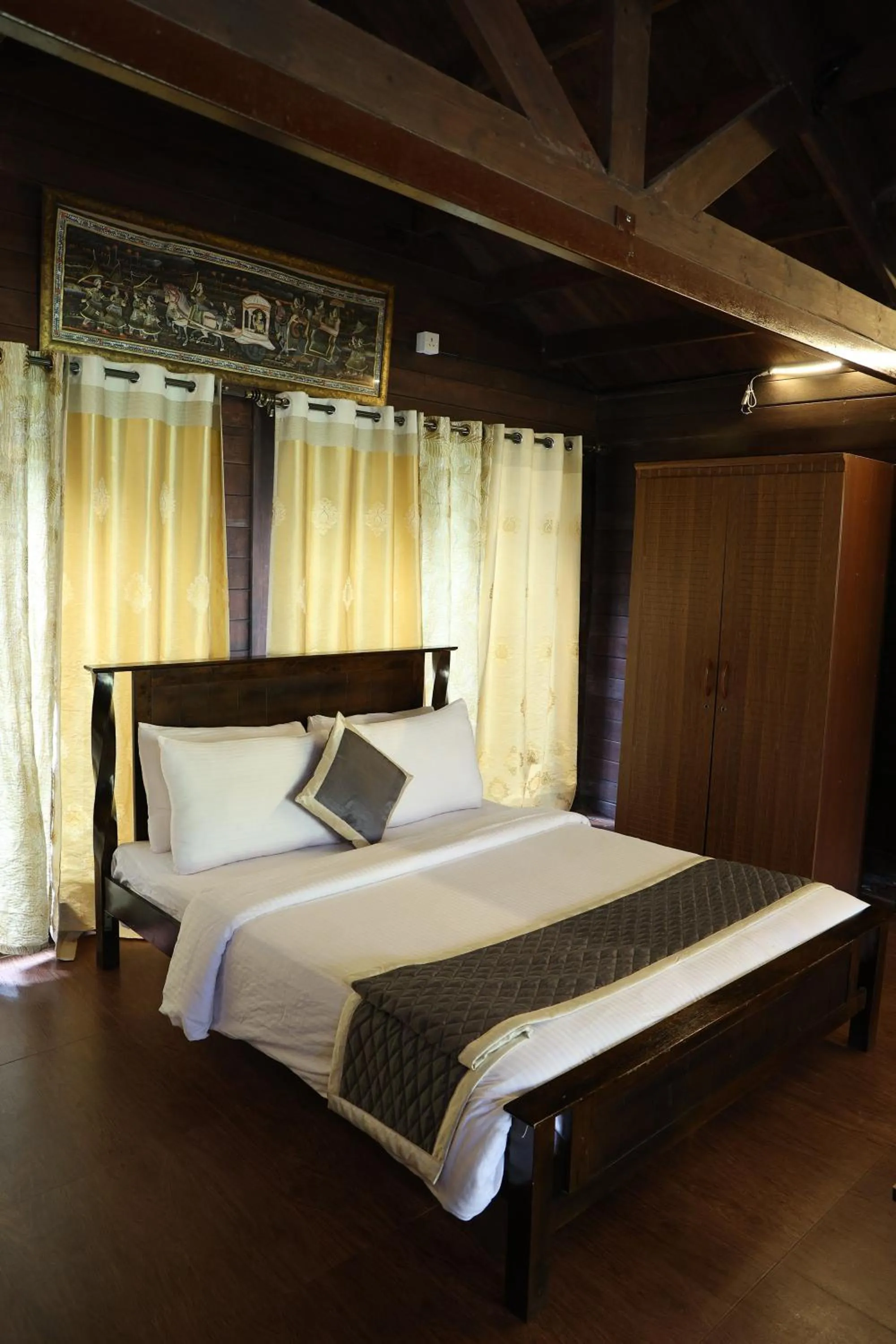 Bedroom, Bed in Three Hills Resort Coorg