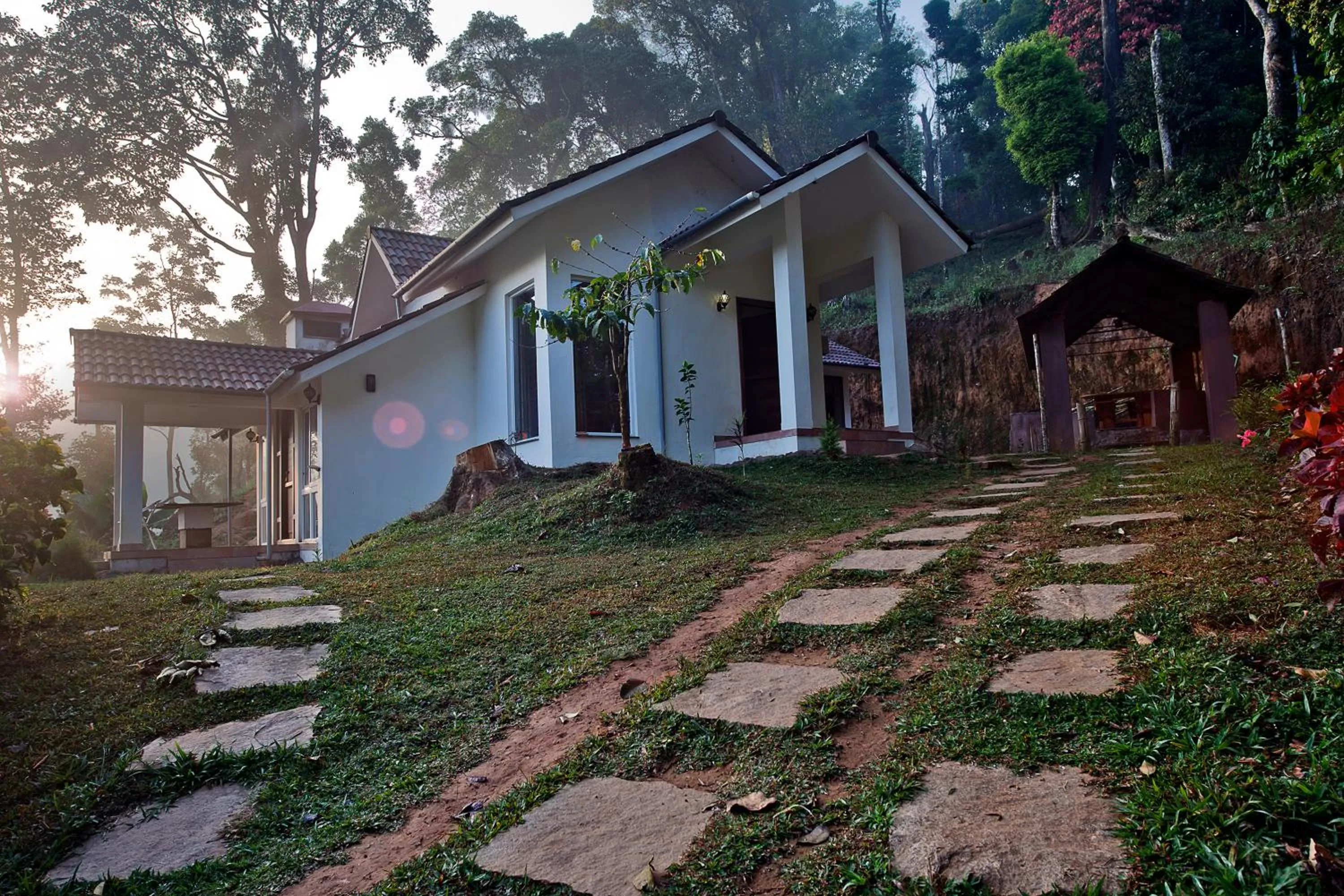 Facade/entrance in Three Hills Resort Coorg