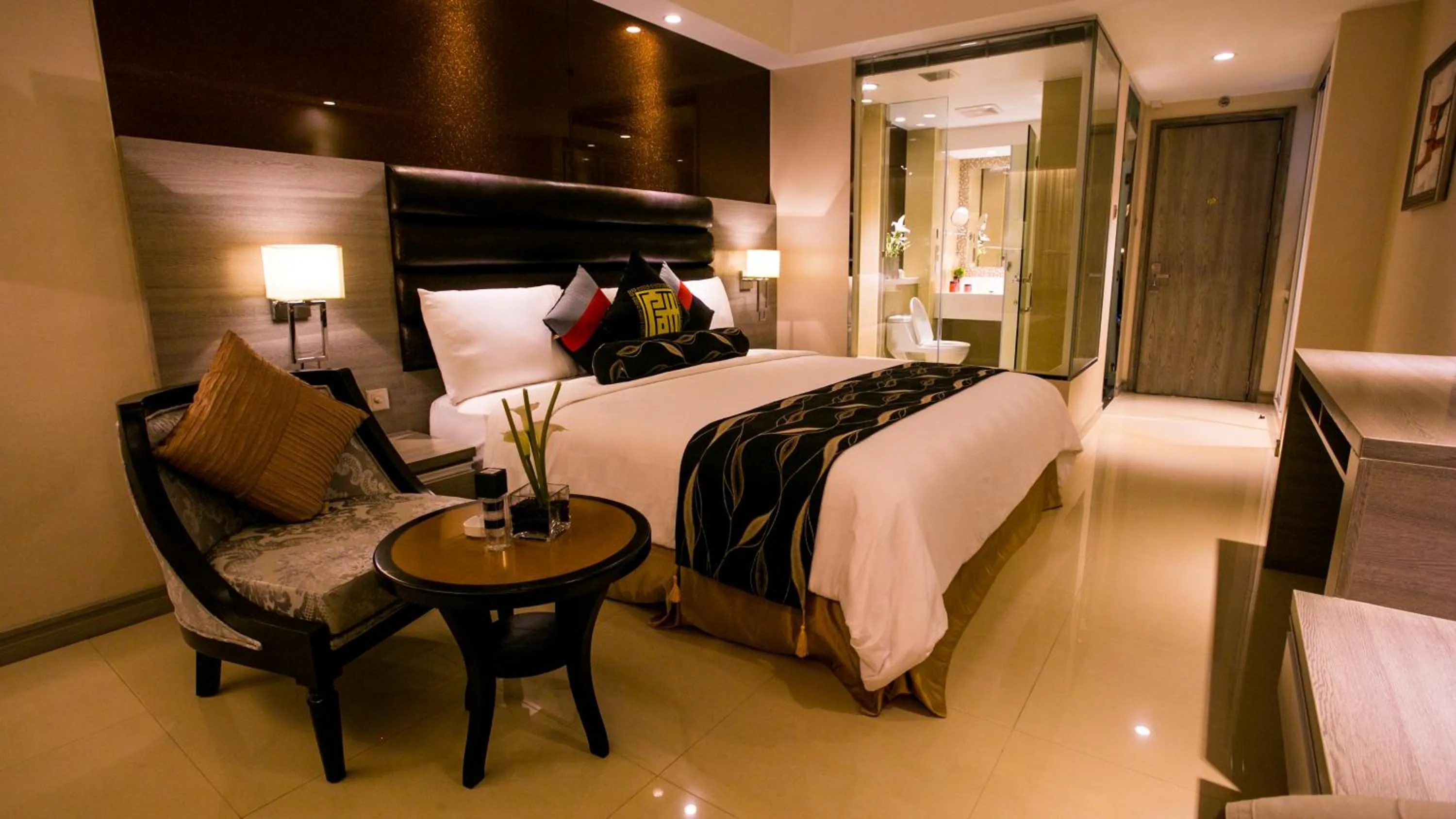 Bed in Prime Asia Hotel