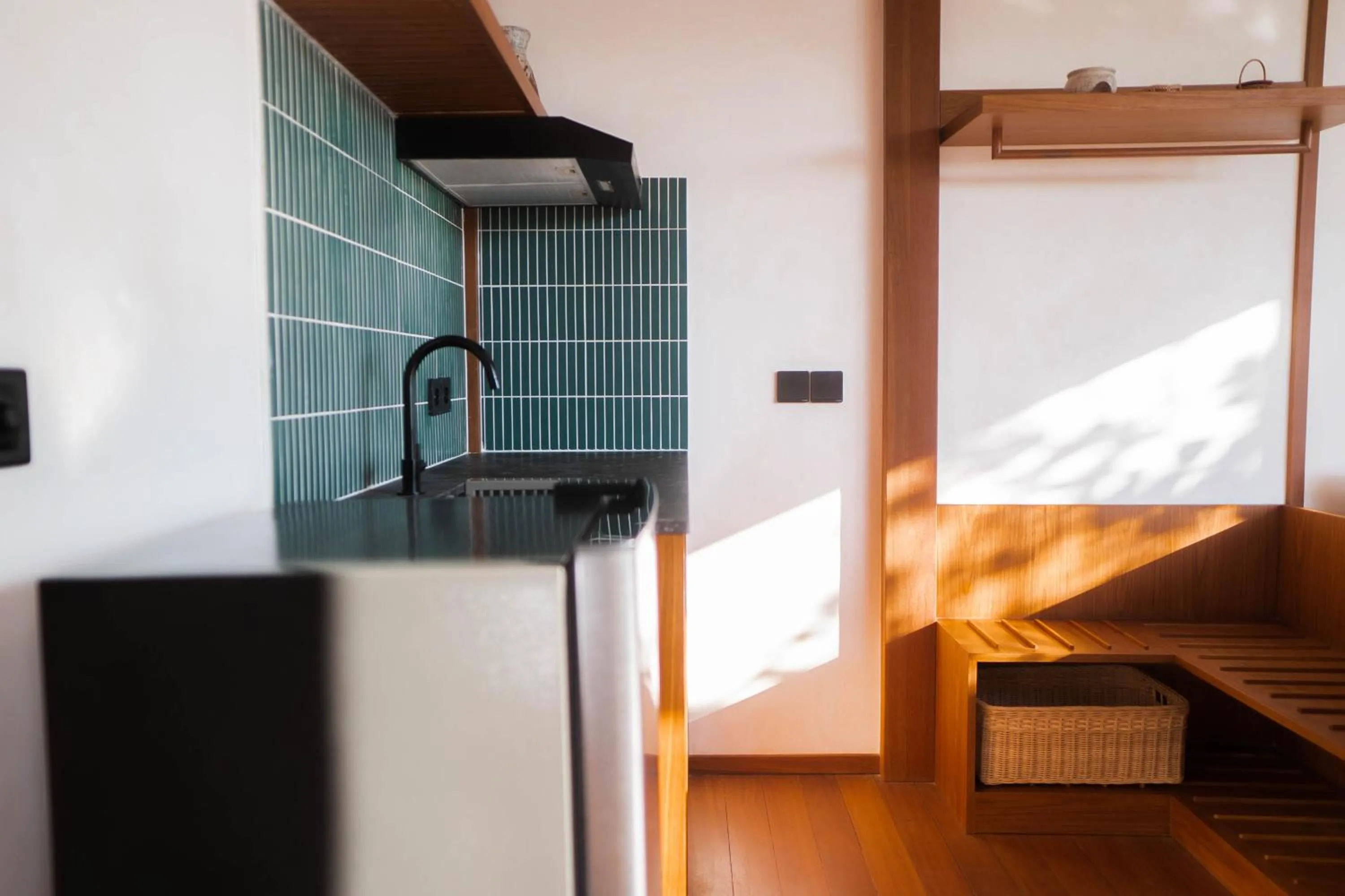 Kitchen or kitchenette in Grün Ubud