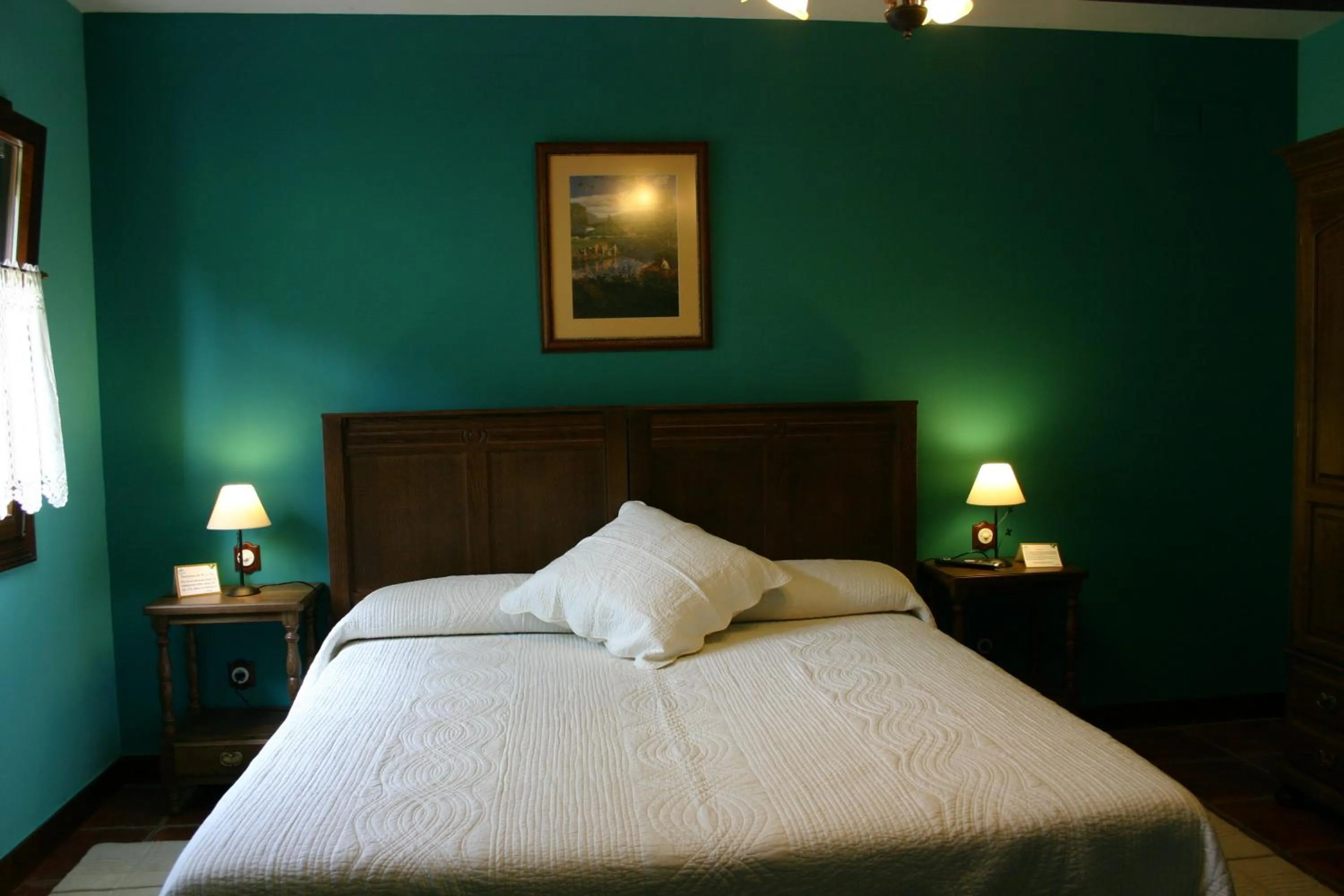 Bedroom, Bed in Eco Hotel Rural Lurdeia - Adults Only
