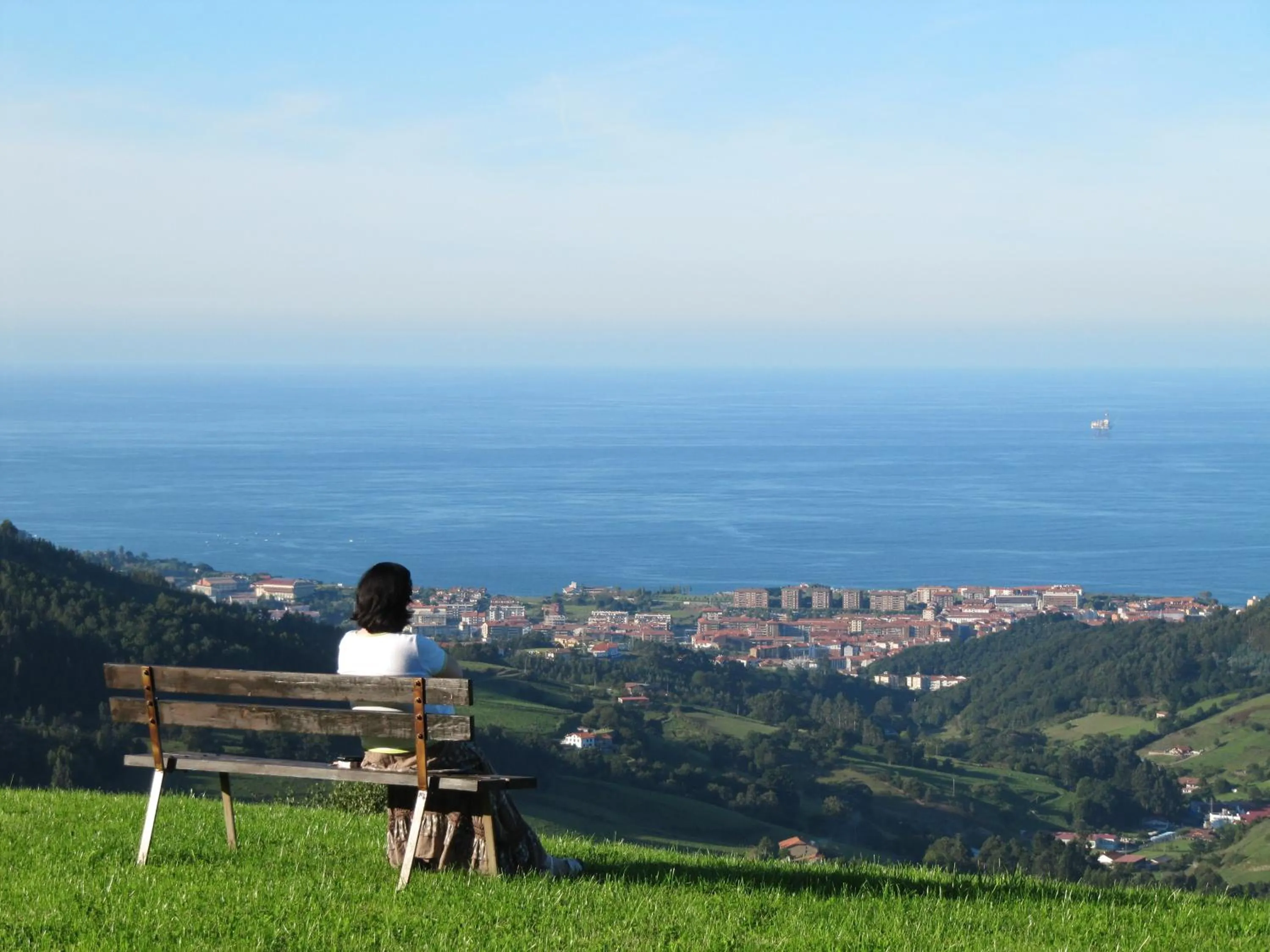 Sea view in Eco Hotel Rural Lurdeia - Adults Only