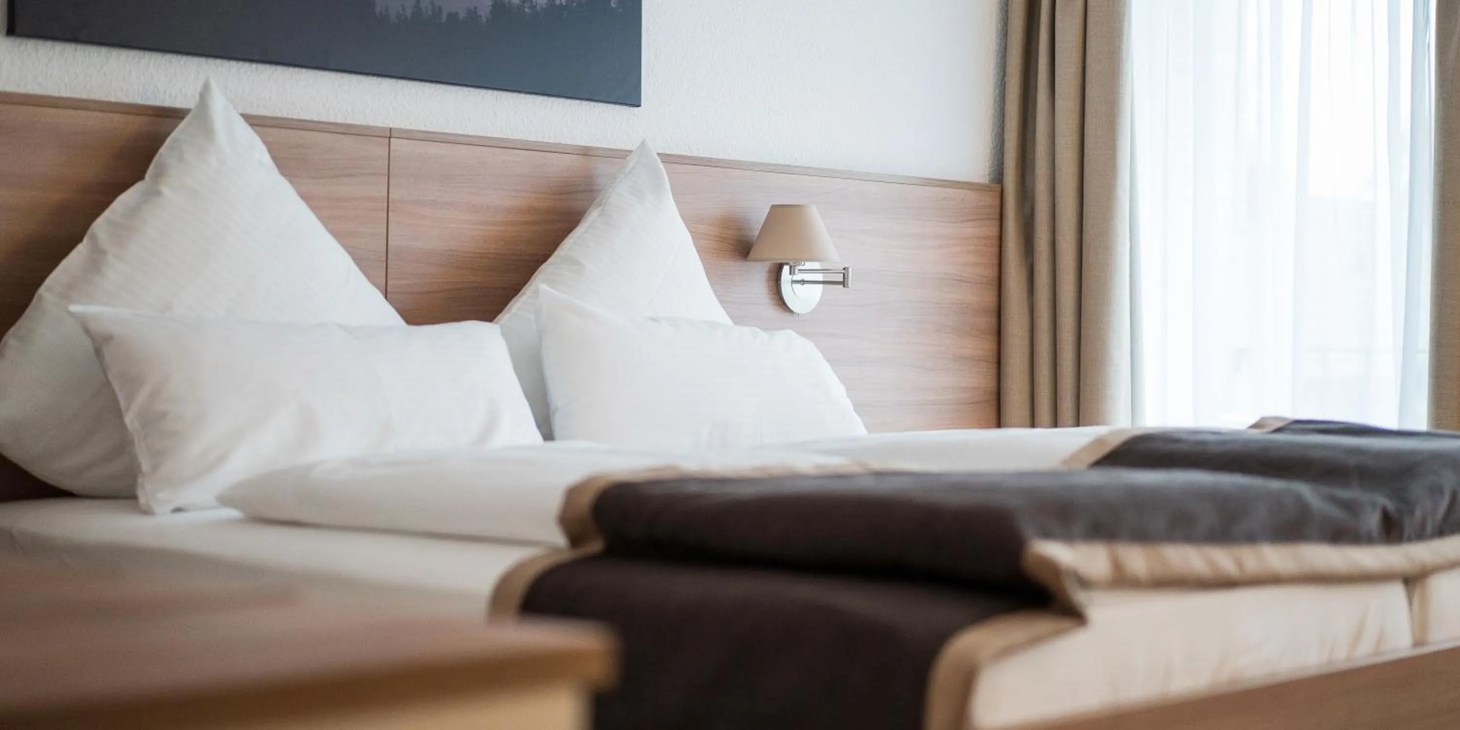 Bed in Hotel Hangelar