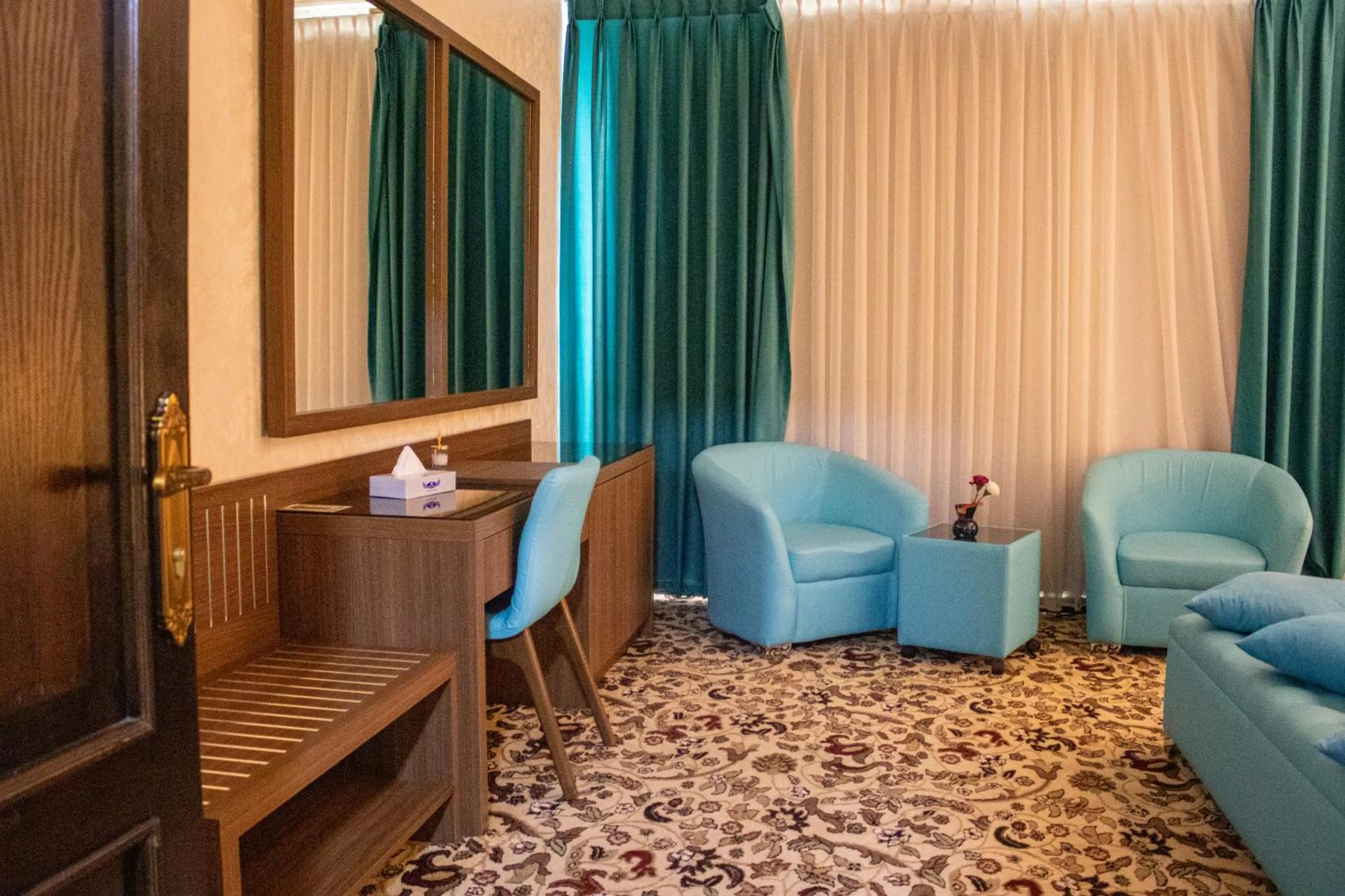 Seating area in The Castle Hotel