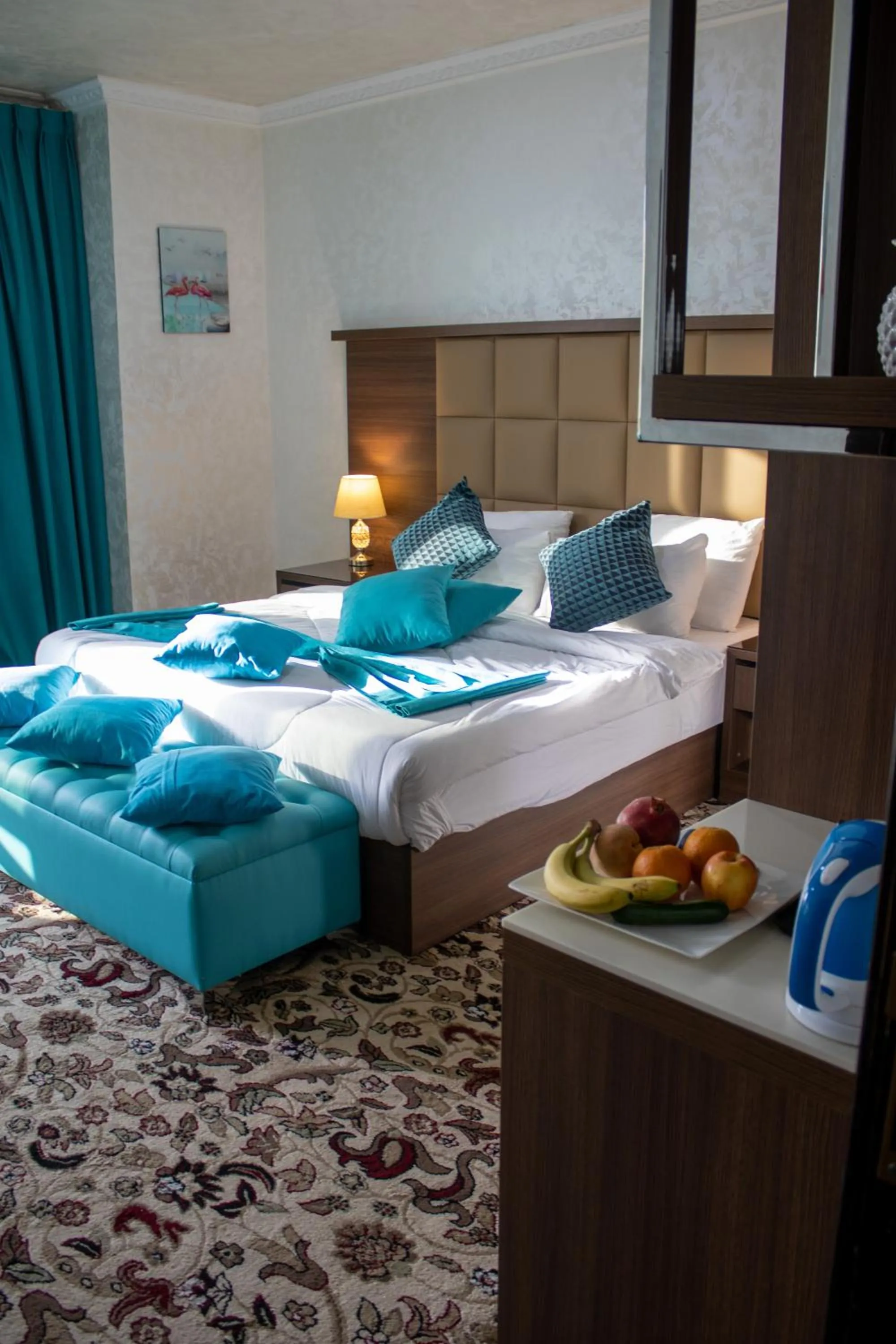 Bed in The Castle Hotel