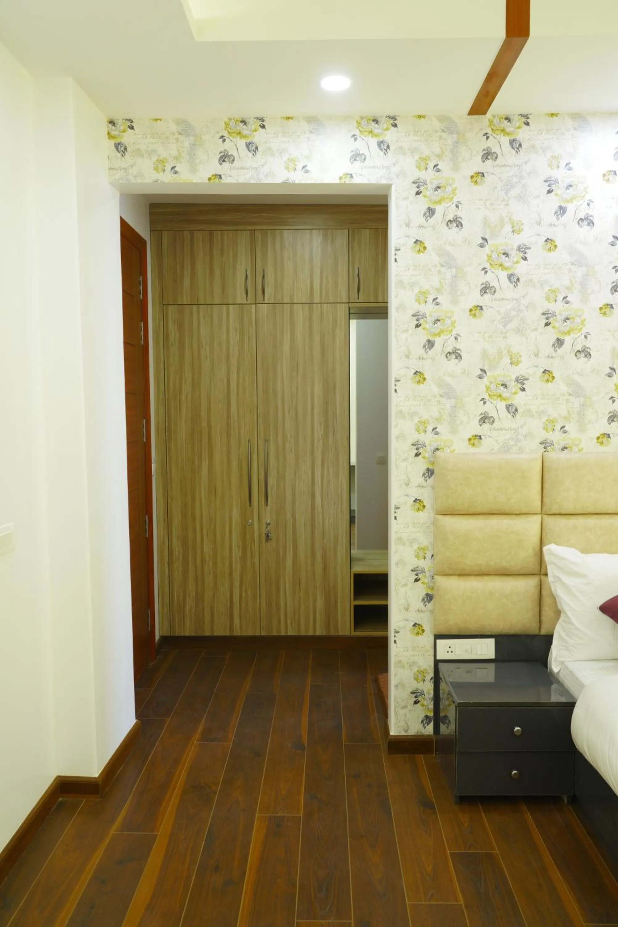 Bedroom in Lime Tree Hotel Pulkit Gurgaon-Artemis Hospital, Nearest Metro Huda City Centre