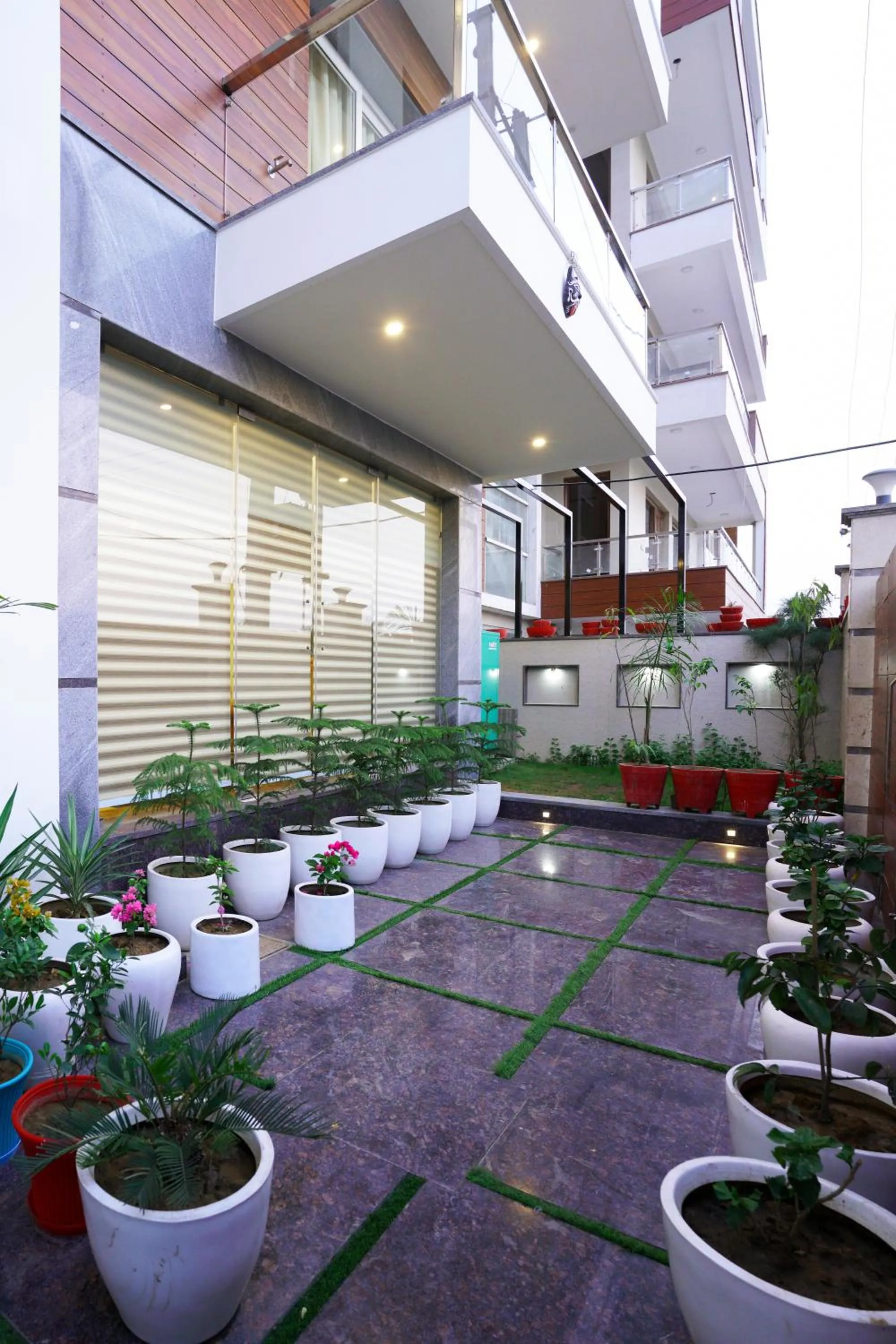 Garden in Lime Tree Hotel Pulkit Gurgaon-Artemis Hospital, Nearest Metro Huda City Centre