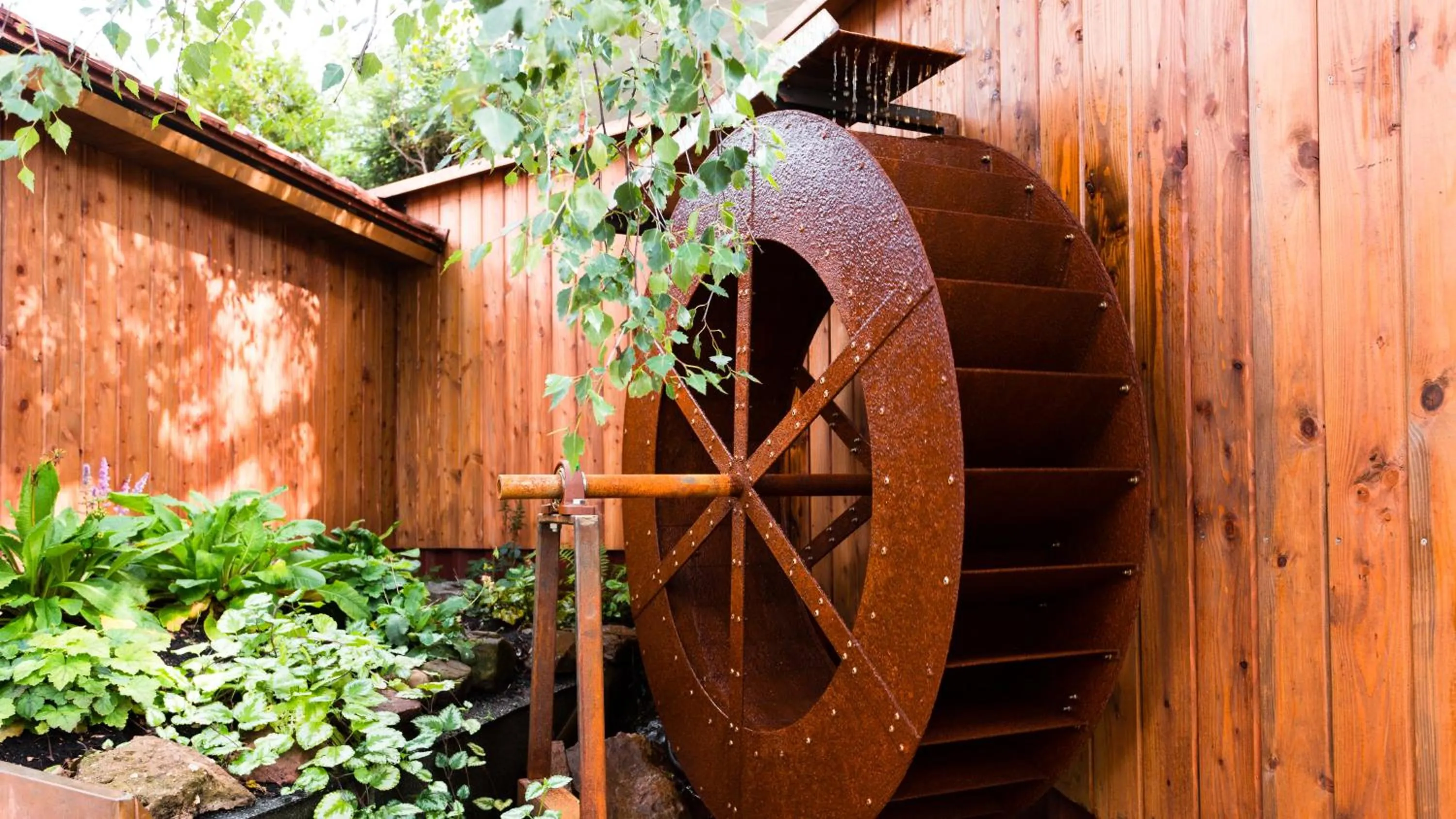 Decorative detail in Romantik Hotel Rindenmühle