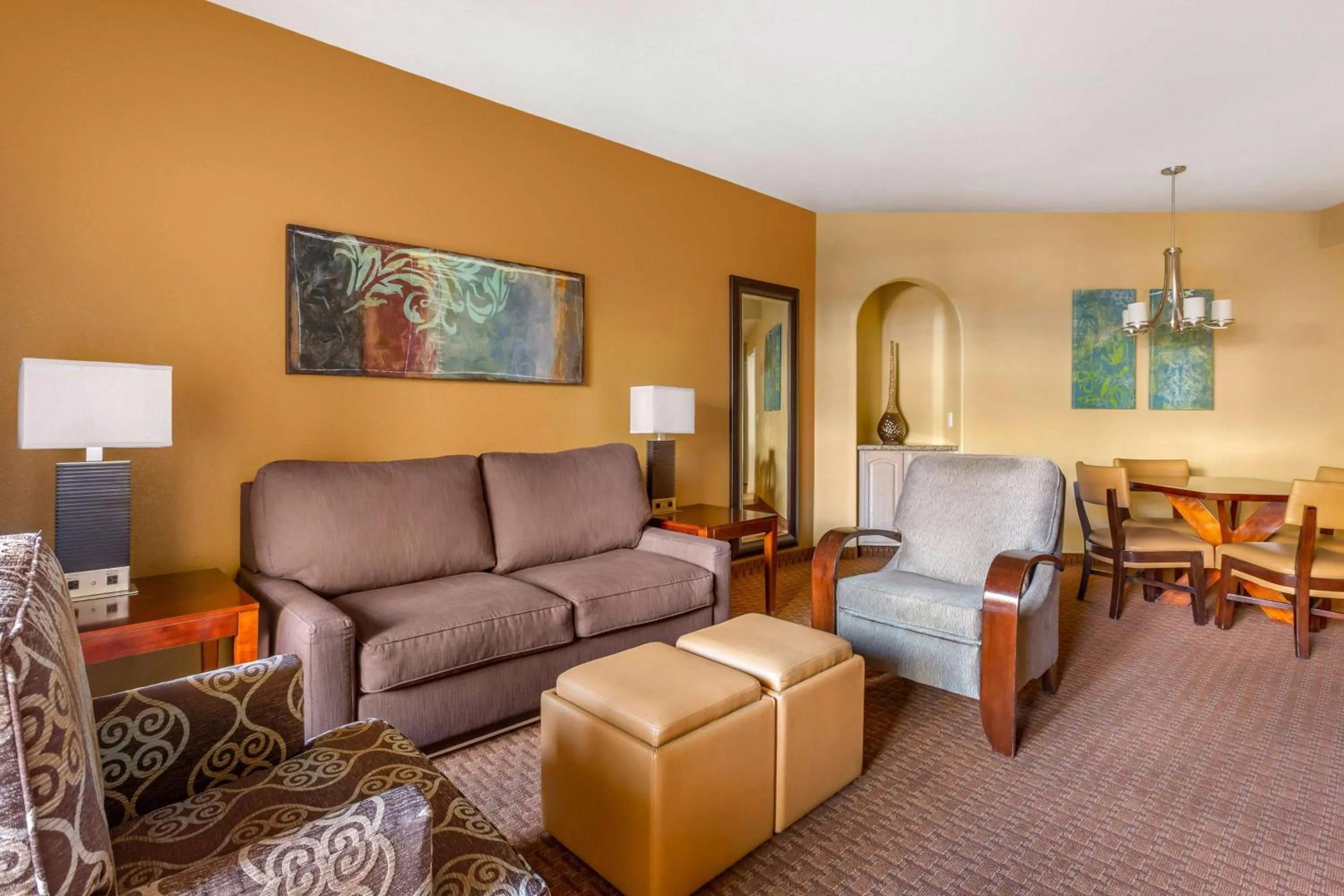 Living room in Hilton Vacation Club Scottsdale Villa Mirage
