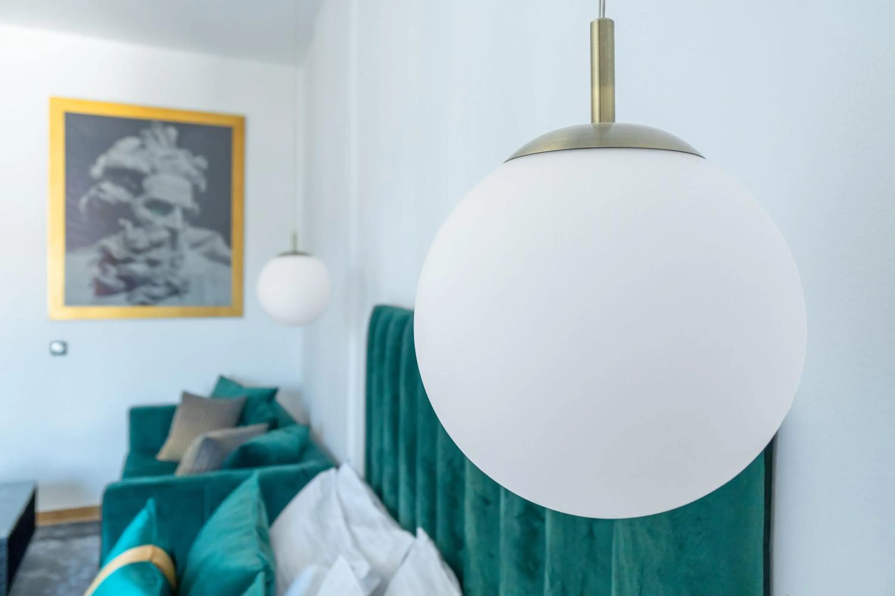 Decorative detail, Bed in MR P. Boutique Residence