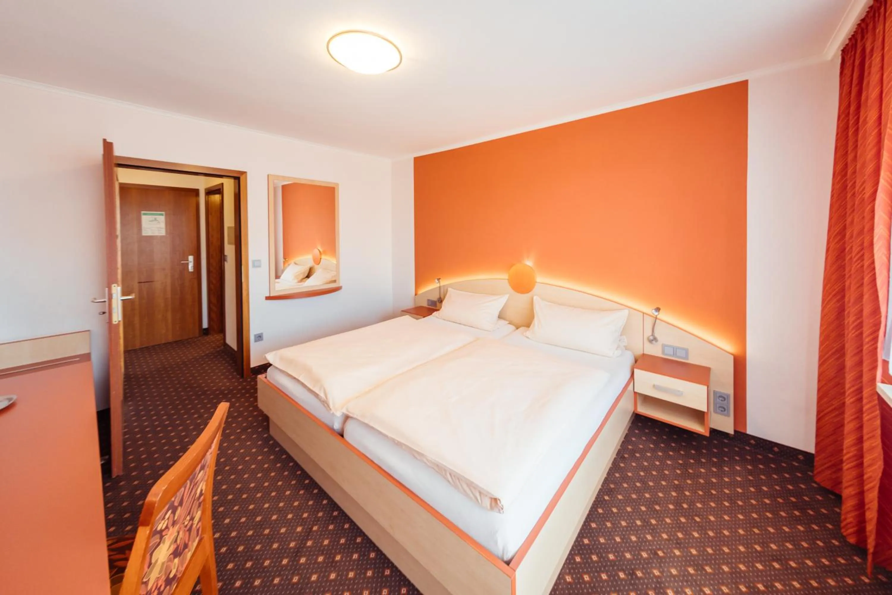 Bed in Hotel Sonnental