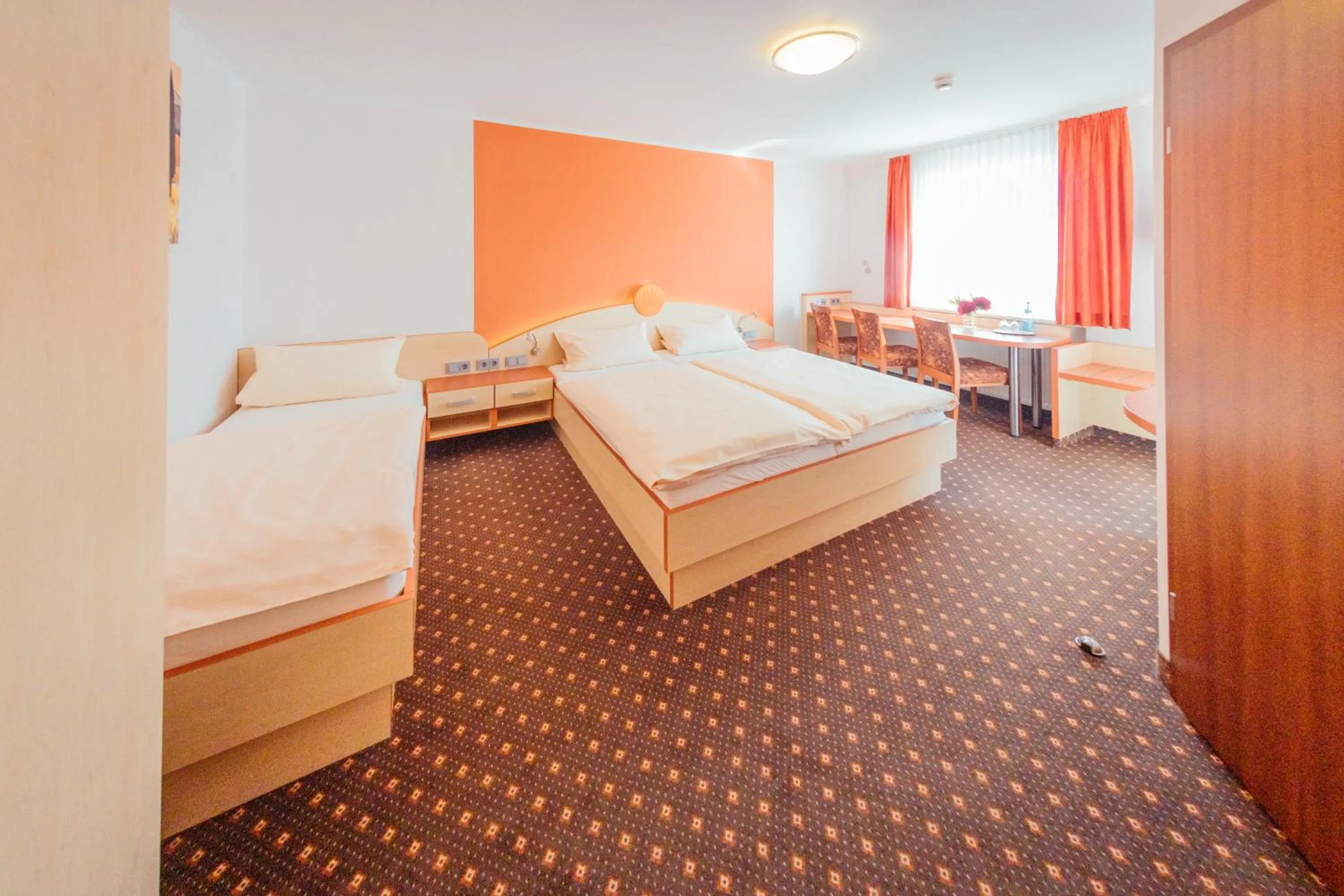 Bed in Hotel Sonnental