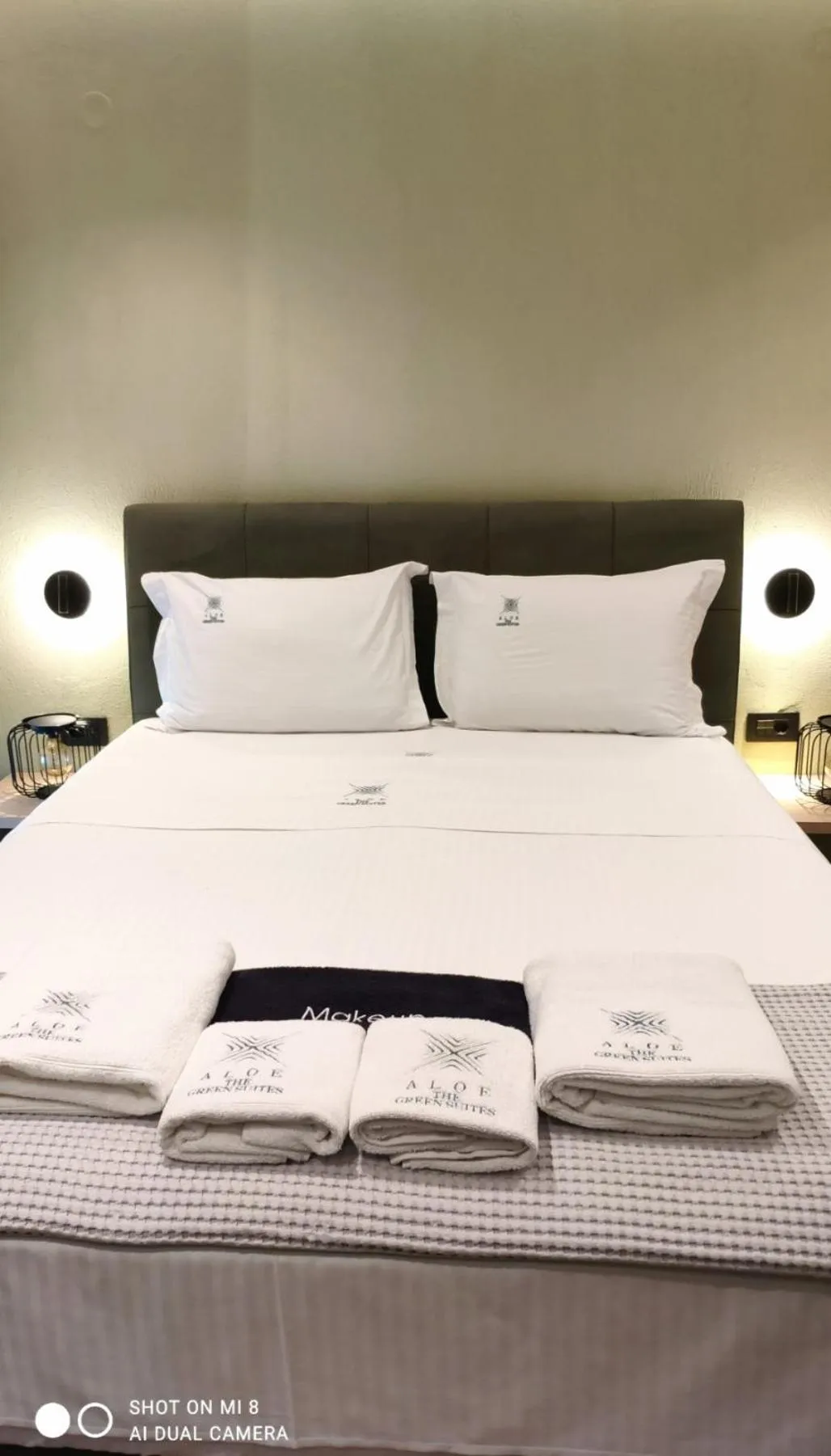 Bed in Aloe The Green Suites - Nikiti Halkidiki