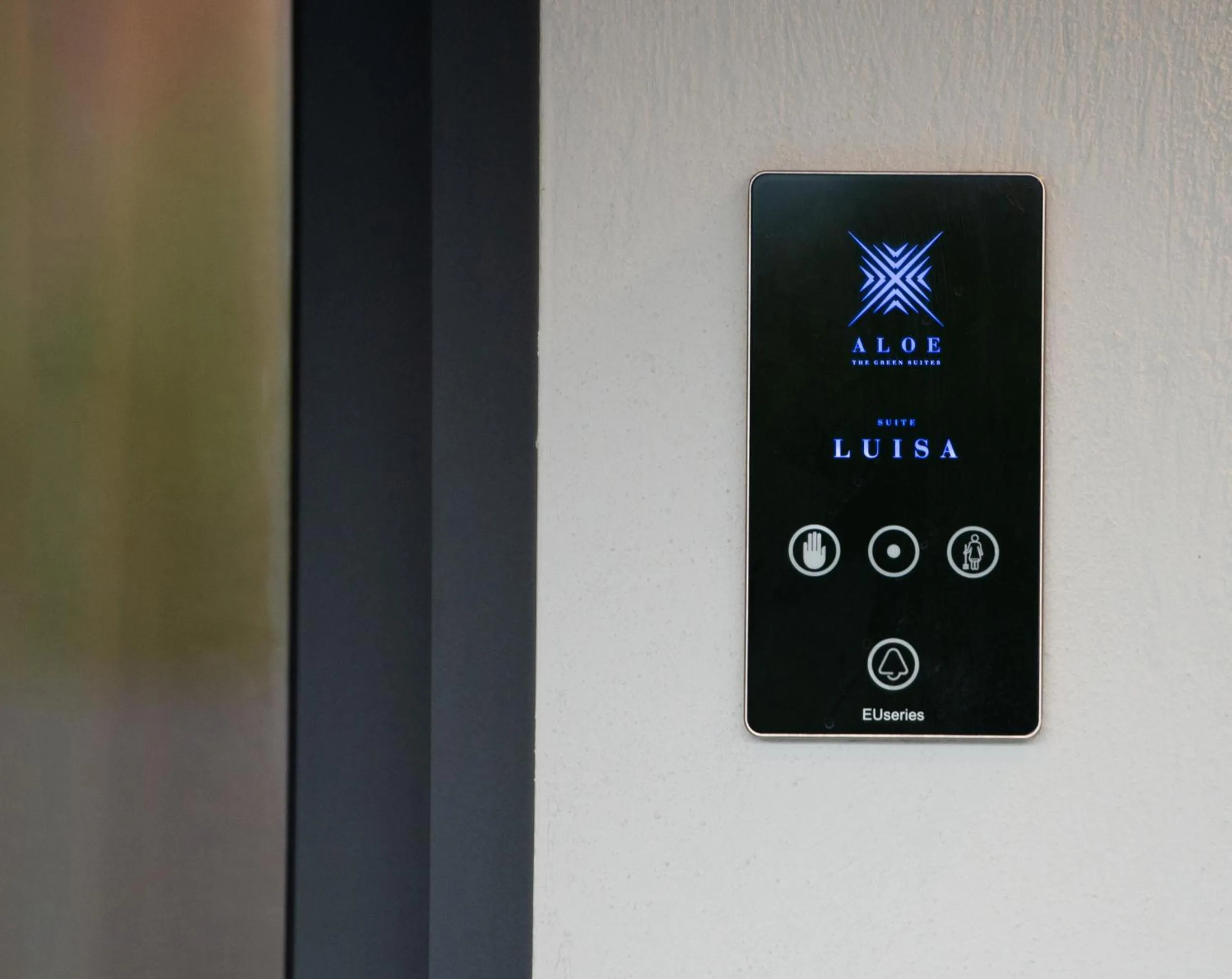 Logo/Certificate/Sign in Aloe The Green Suites - Nikiti Halkidiki