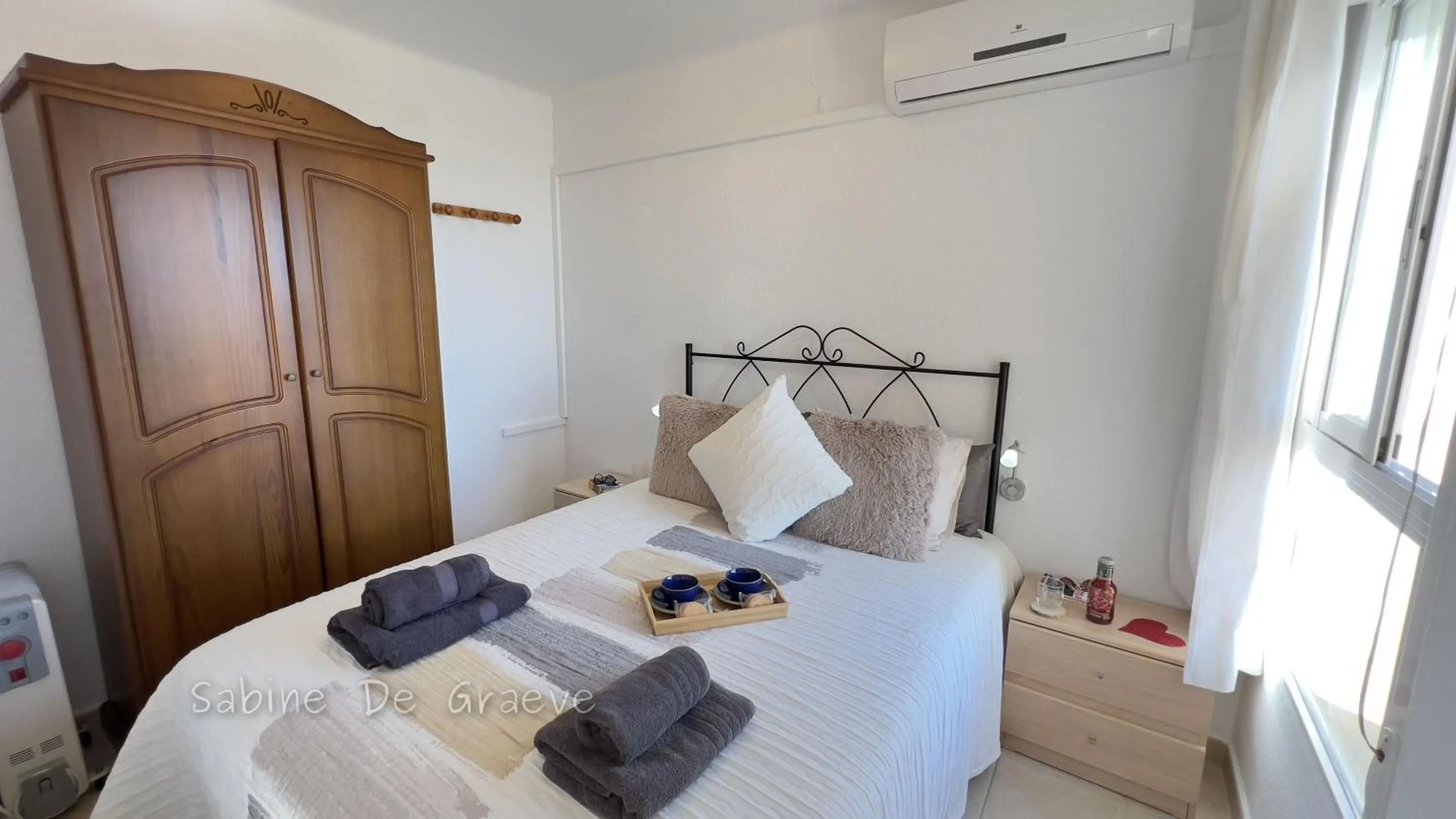 Bedroom, Bed in Carabela-C704 Few steps from the beach, sand and pool Nerja